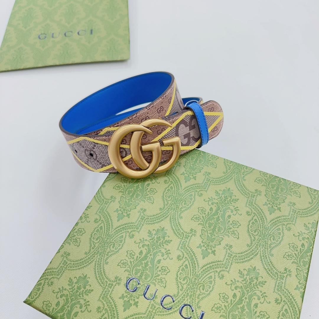Gucci GG Marmont breiter Gürtel - EUR FASHION