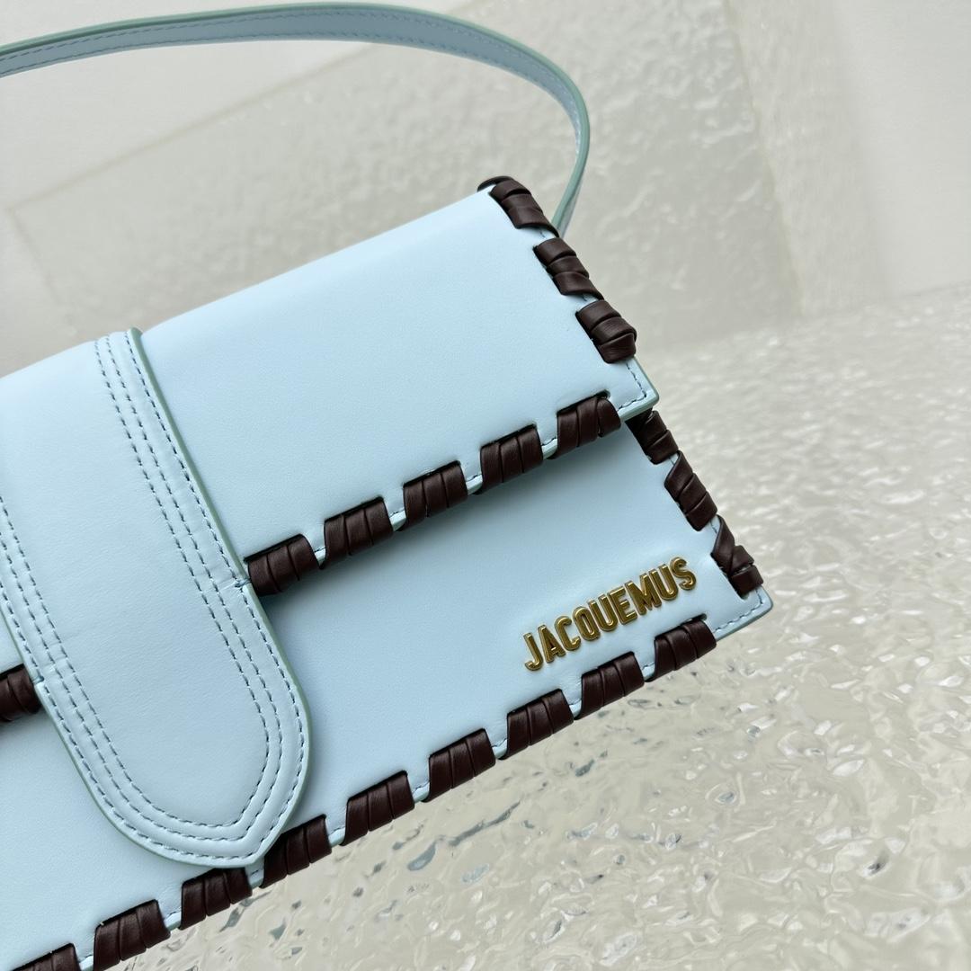 Jacquemus Le Bambino Long Lacet Lange geschnürte Klappentasche (28 x 13,5 x 6 cm) - EUR FASHION