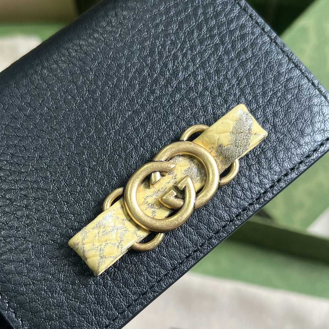 Gucci-Geldbörse mit ineinandergreifender G-Python-Schleife - EUR FASHION