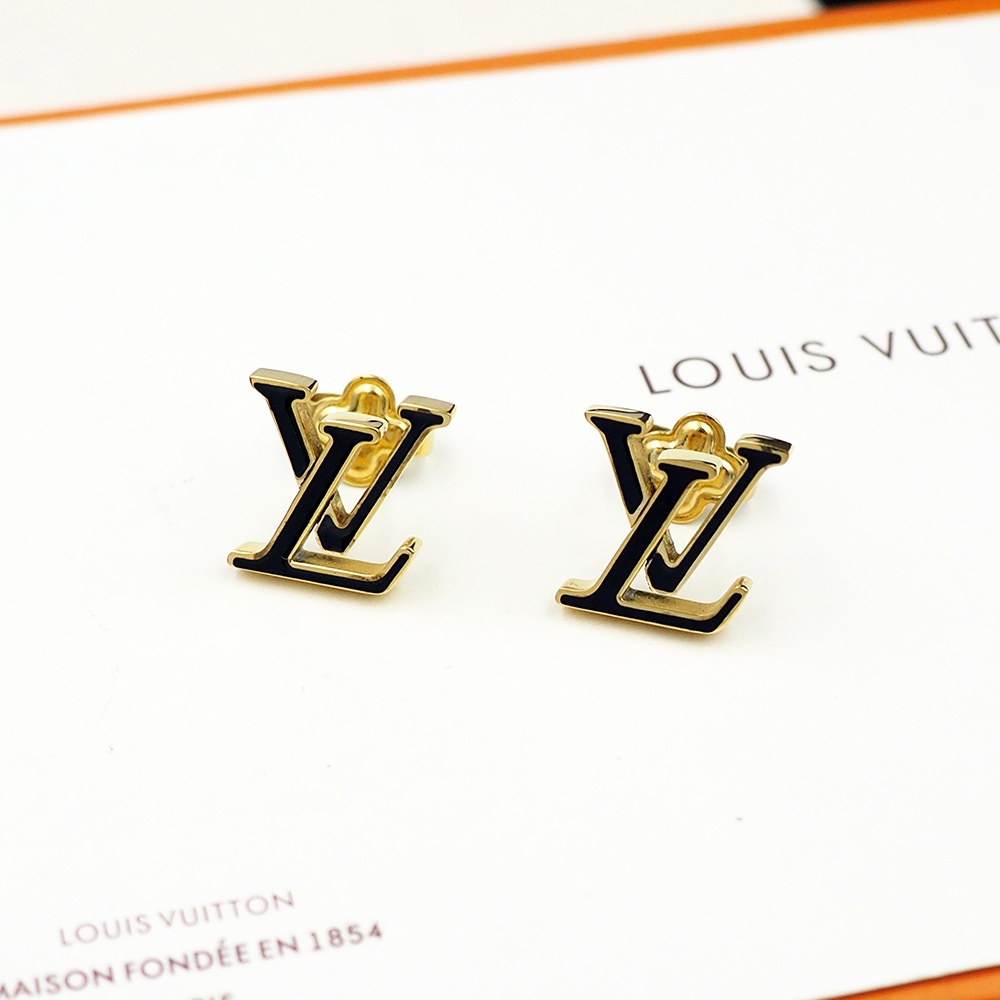 Ikonische Emaille-Ohrringe von Louis Vuitton LV M01135 - EUR FASHION
