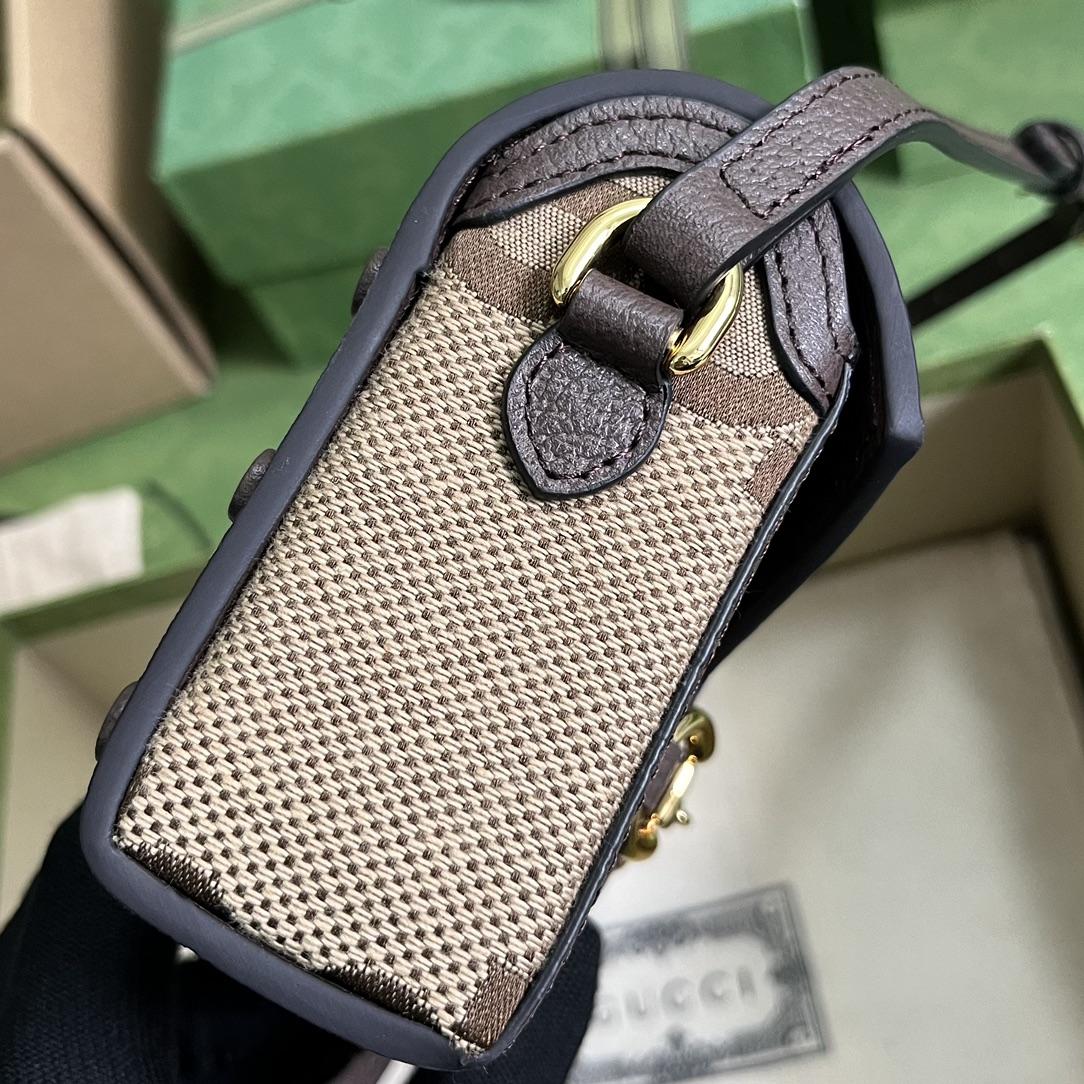 Gucci Horsebit 1955 Jumbo GG Minitasche (18-12-5 cm) - EUR FASHION