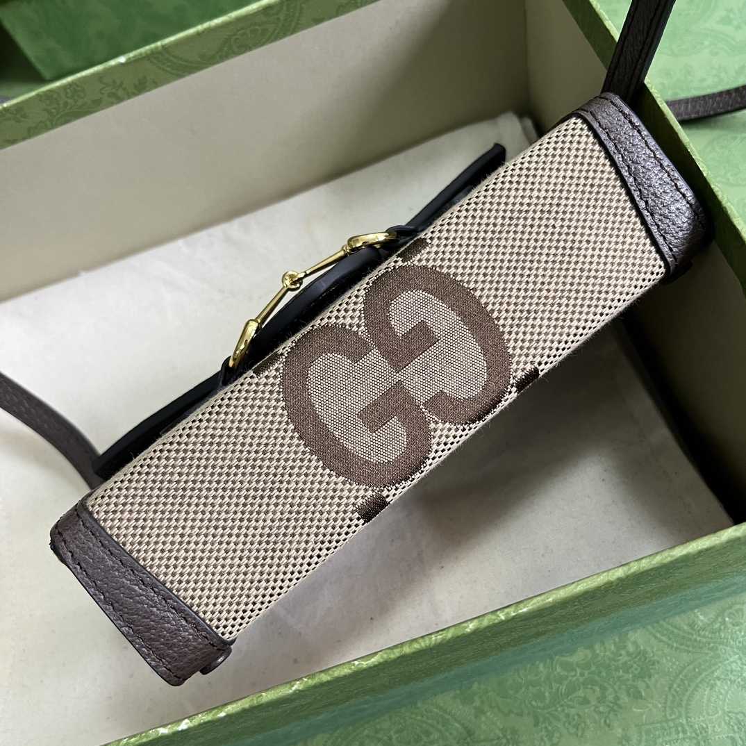Gucci Horsebit 1955 Jumbo GG Minitasche (18-12-5 cm) - EUR FASHION