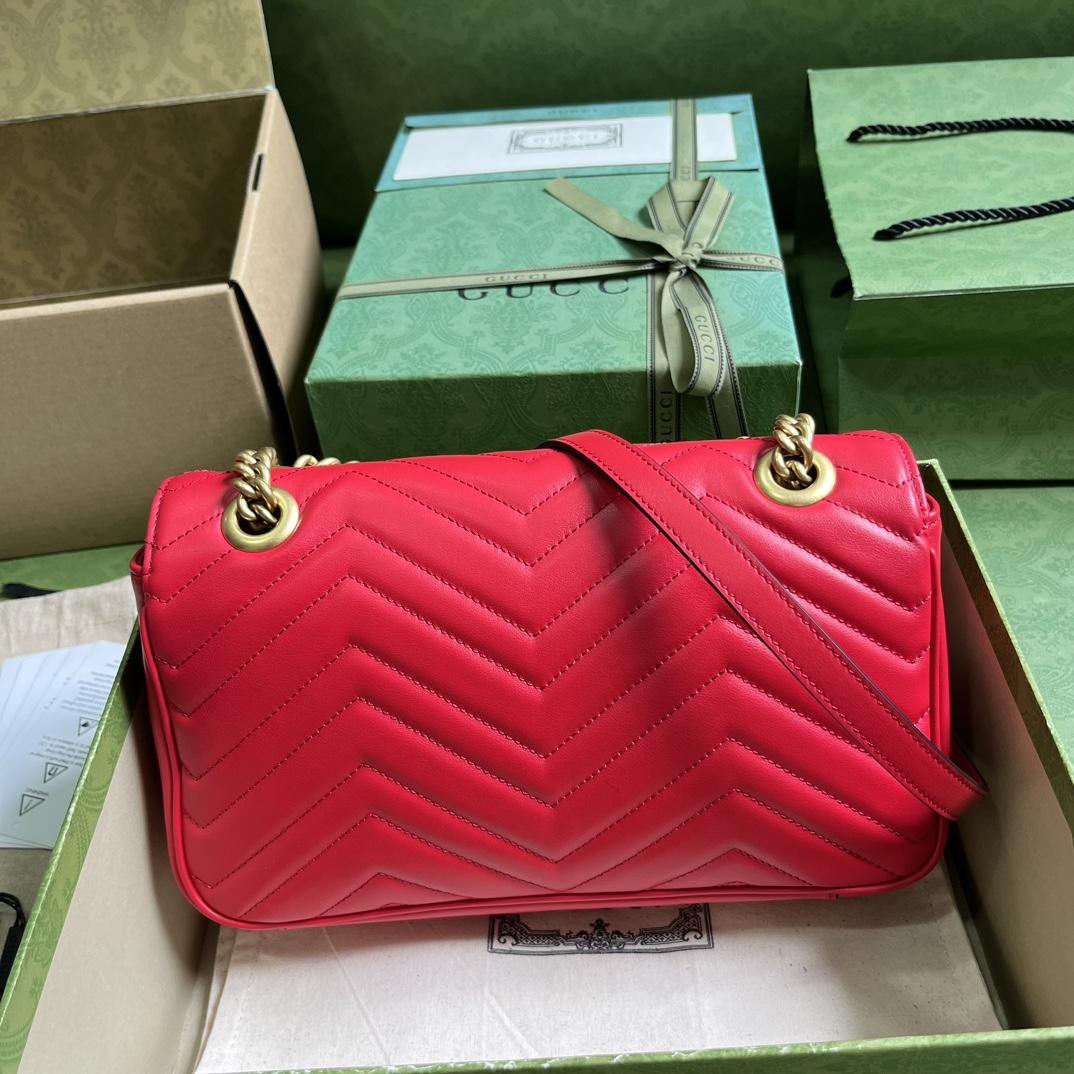 Gucci GG Marmont Kleine Umhängetasche (26*15*7cm) - EUR FASHION