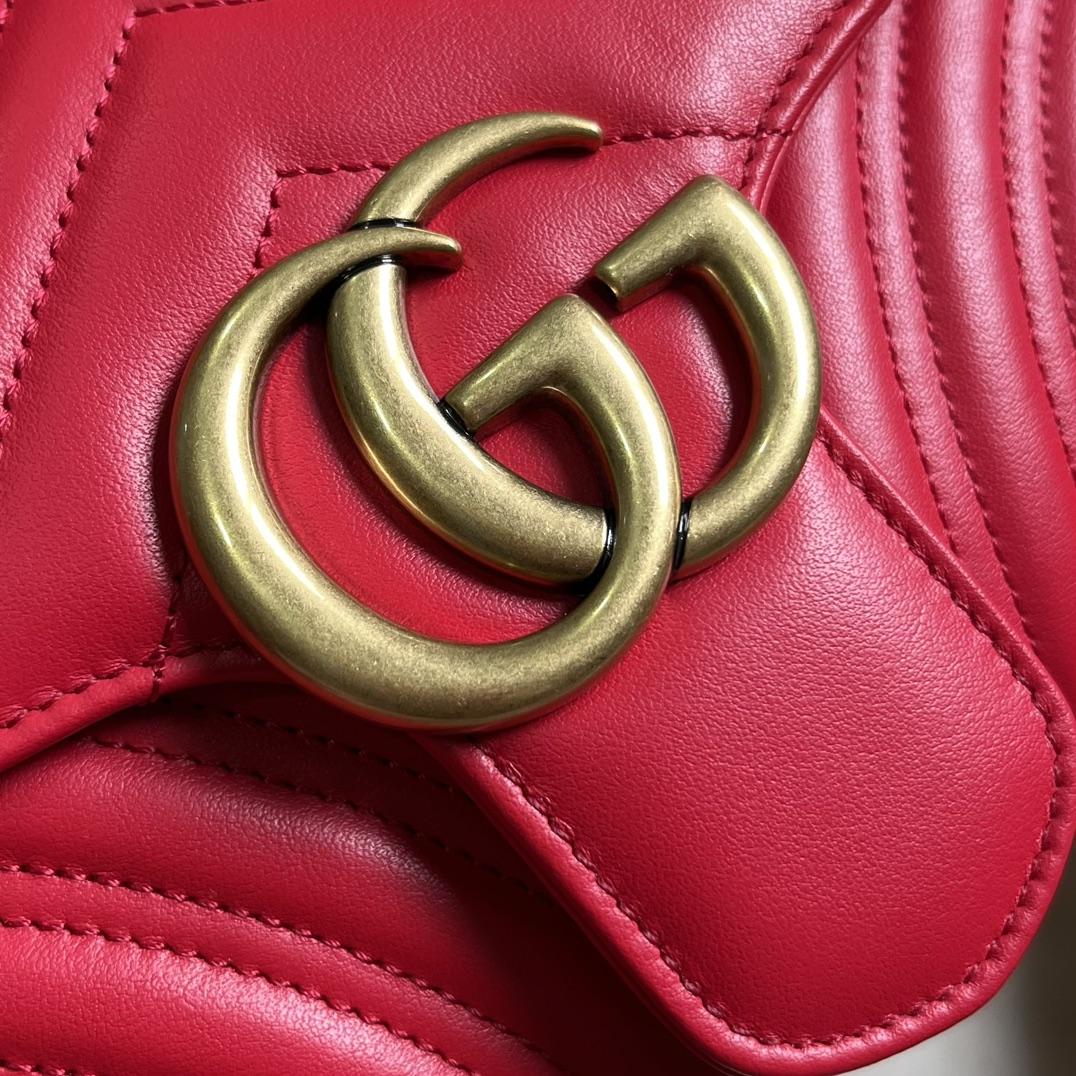 Gucci GG Marmont Kleine Umhängetasche (26*15*7cm) - EUR FASHION