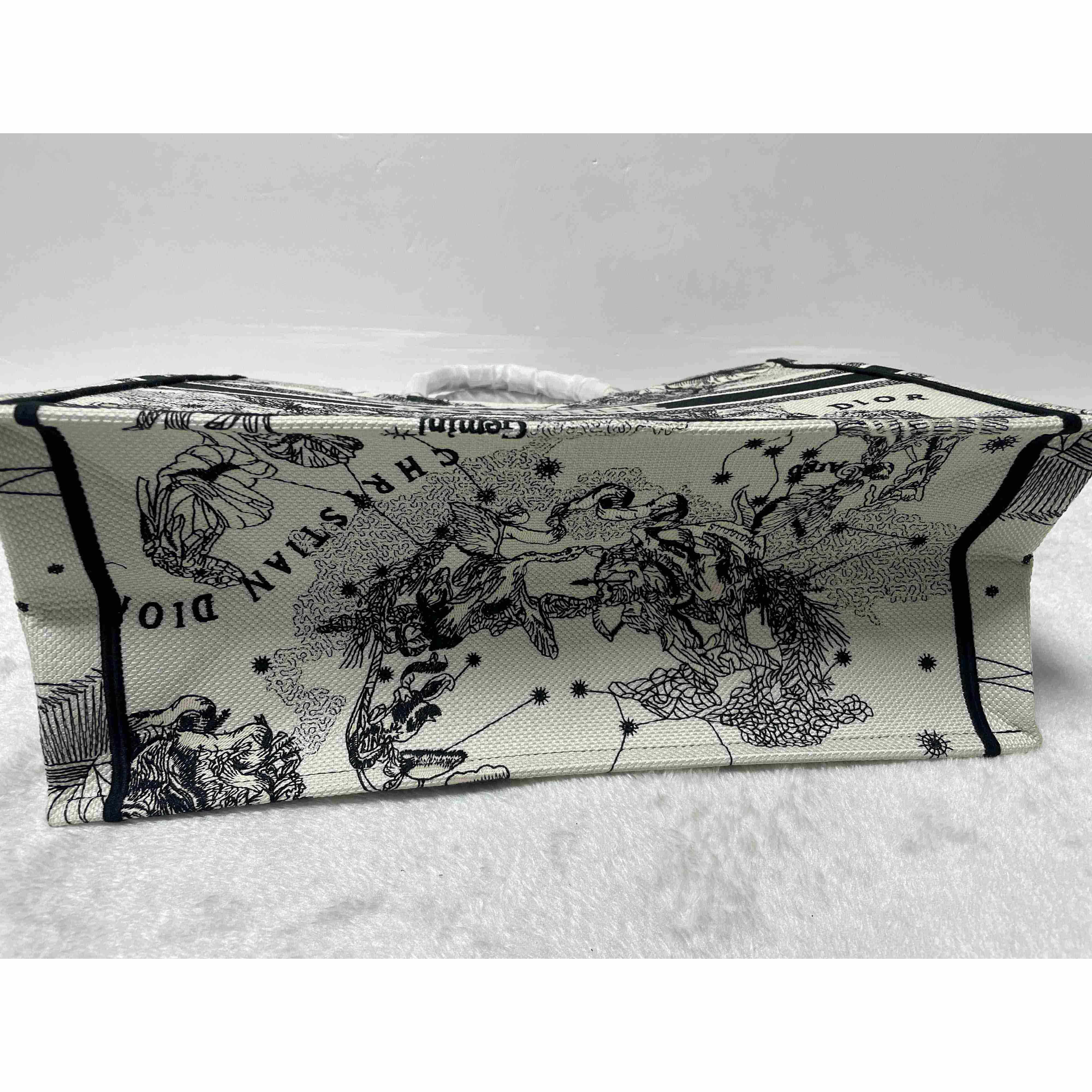 Dior Oblique bestickte Buchtasche (41,5–25–18 cm) (50 % Rabatt im Angebot) pb139 - EUR FASHION