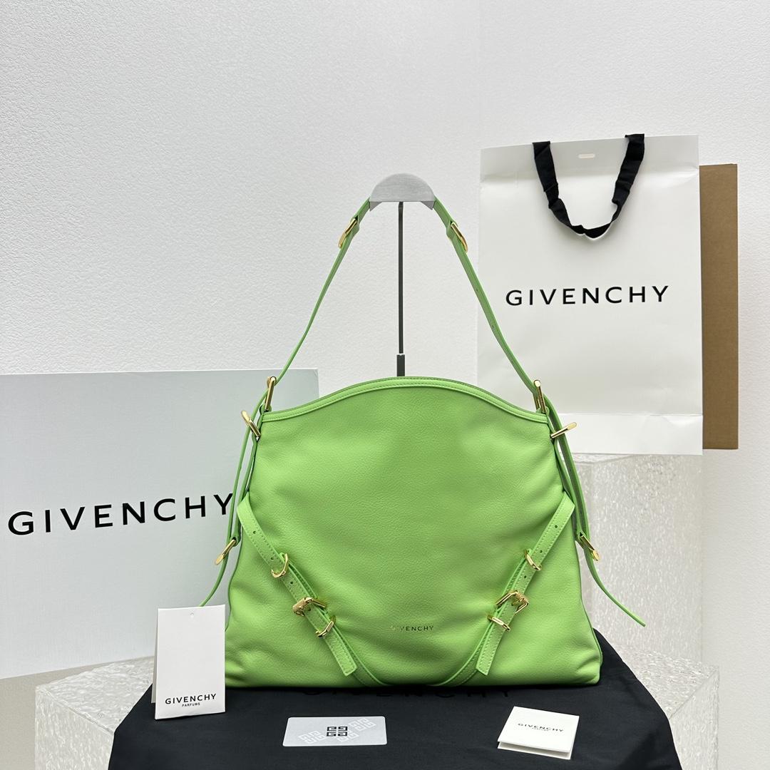 Givenchy Mittelgroße Voyou-Tasche aus Leder (32–37–6,5 cm) - EUR FASHION