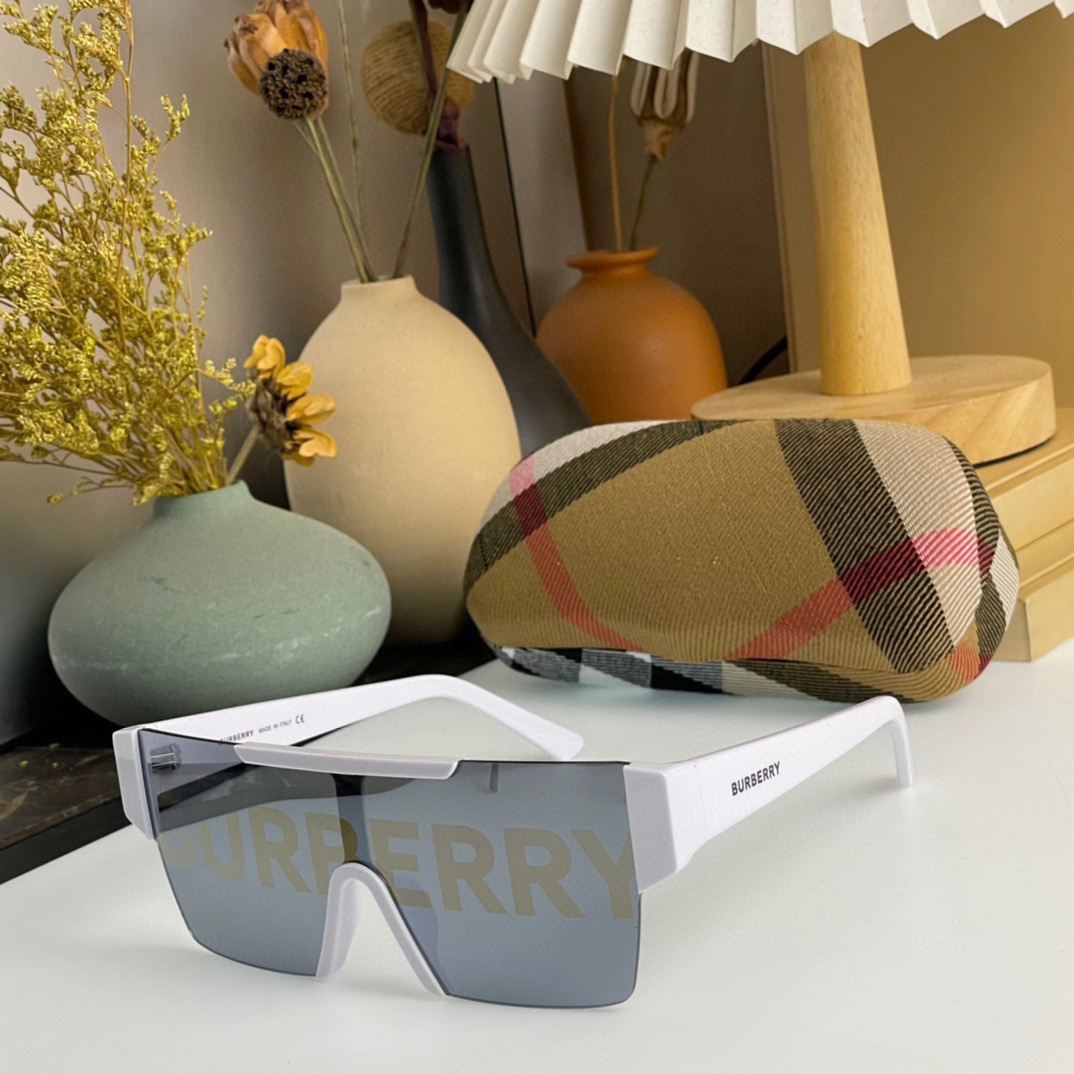 Burberry-Sonnenbrille mit D-Rahmen und Logo-Objektiv BE4291 - EUR FASHION