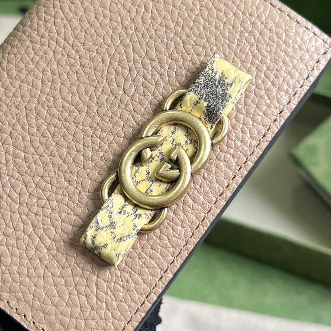 Gucci-Geldbörse mit ineinandergreifender G-Python-Schleife - EUR FASHION