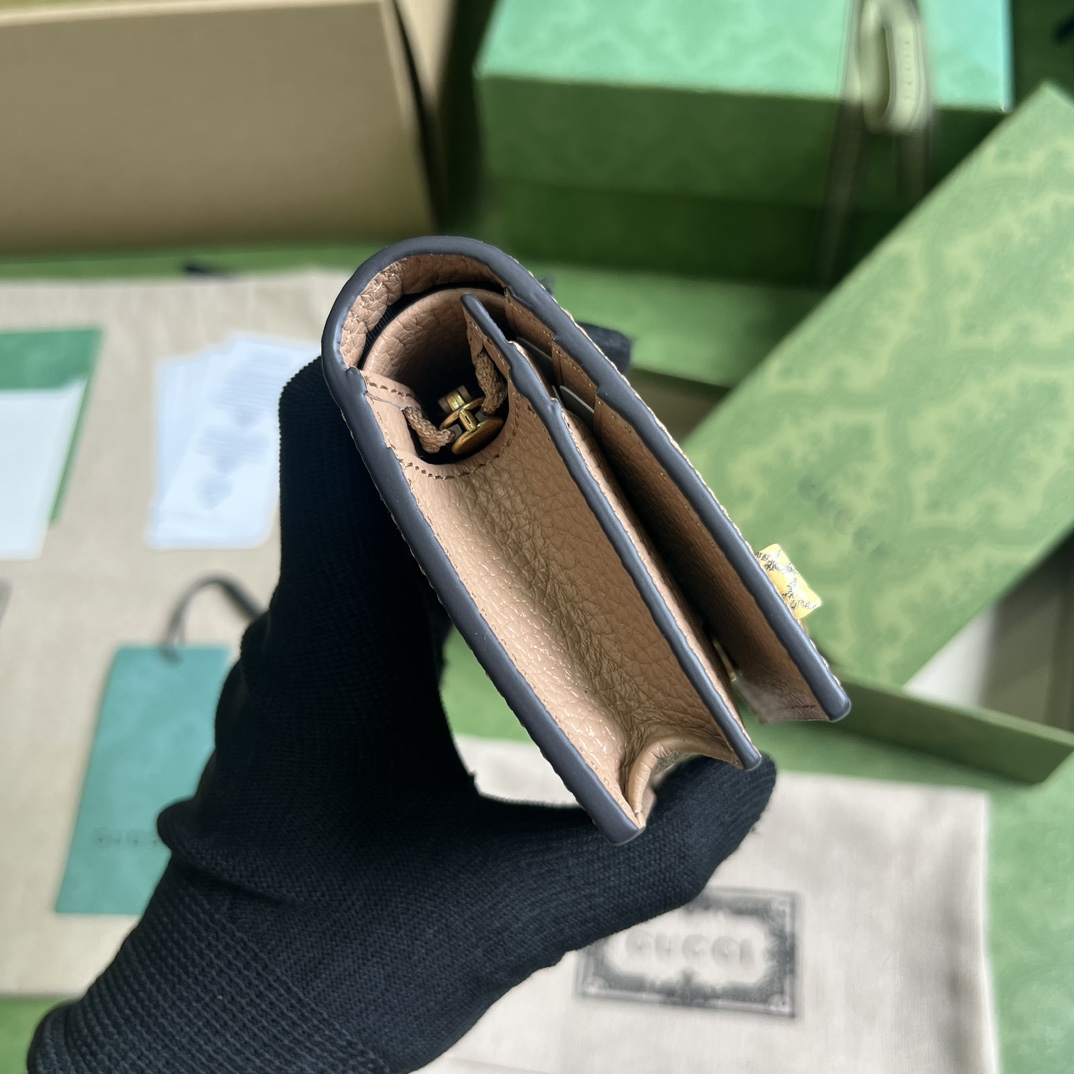 Gucci-Geldbörse mit ineinandergreifender G-Python-Schleife - EUR FASHION