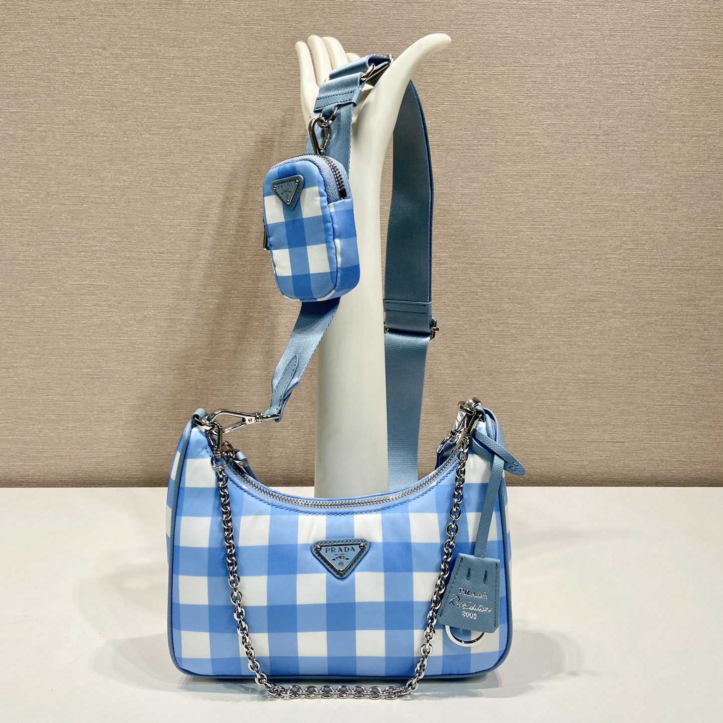 Prada Re-Edition 2005 bedruckte Re-Nylon-Tasche - EUR FASHION