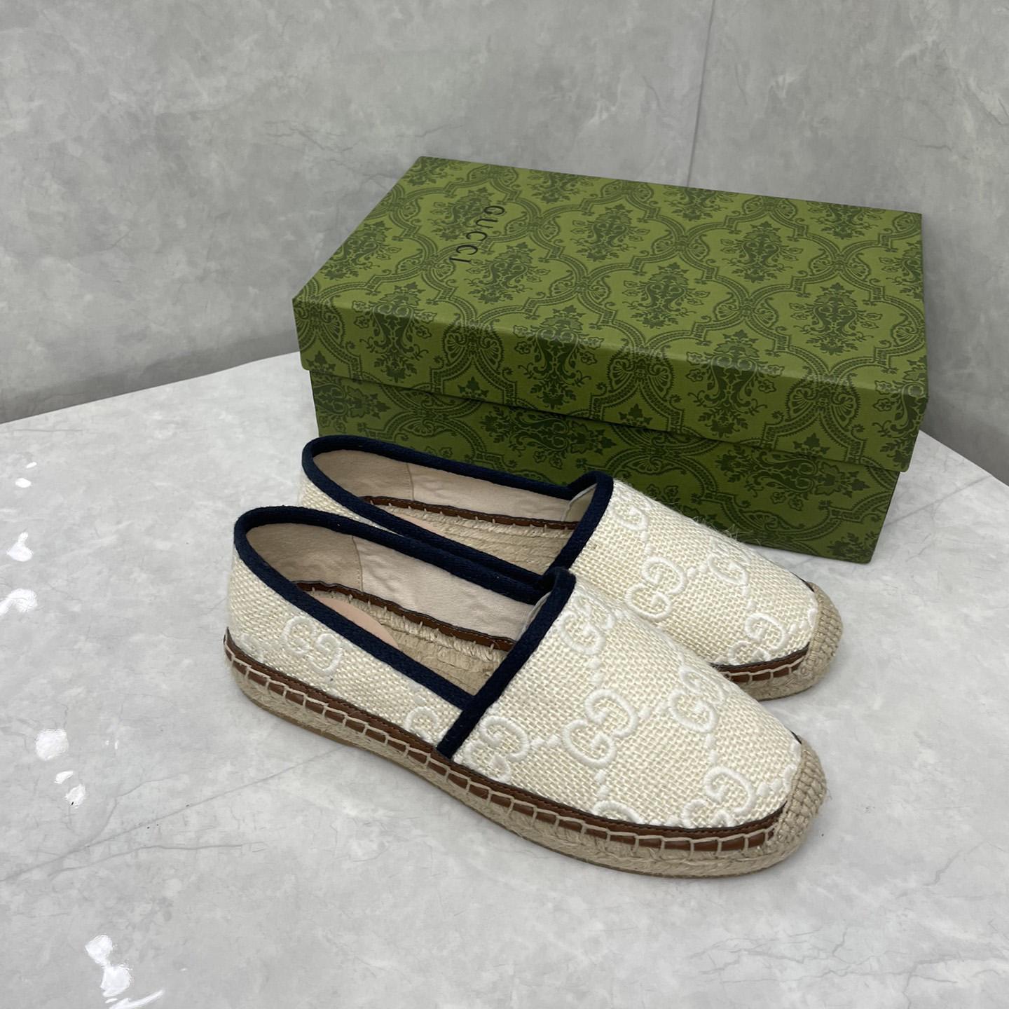Gucci GG bestickte Canvas-Espadrilles - EUR FASHION