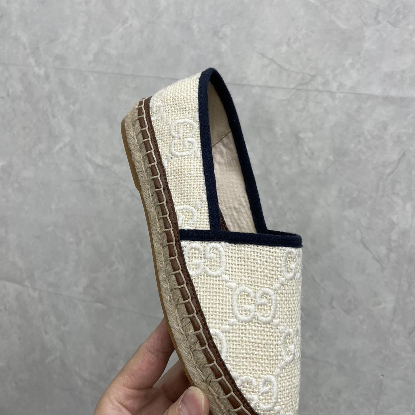 Gucci GG bestickte Canvas-Espadrilles - EUR FASHION