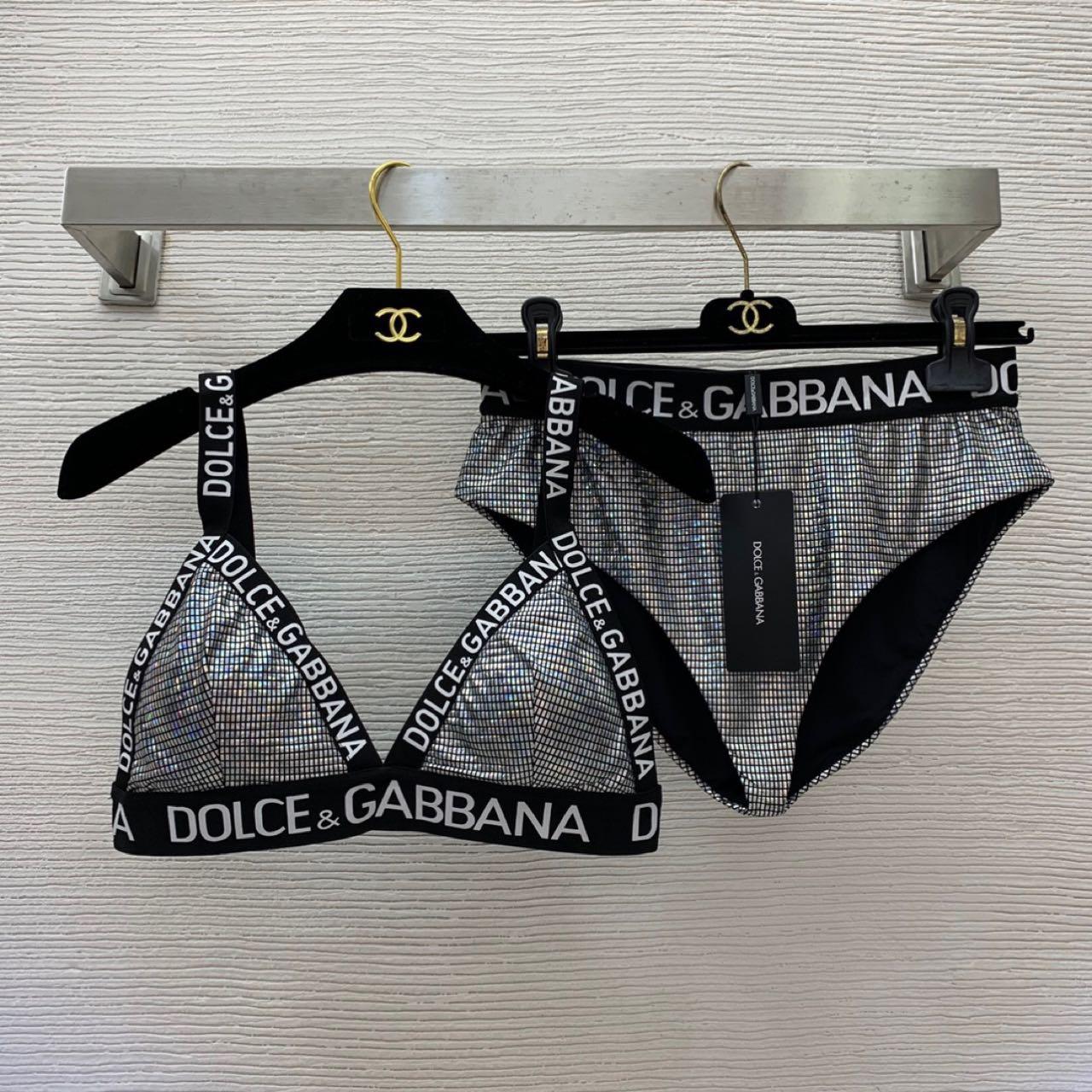 Dolce & Gabbana Crystal Mesh Triangel-BH und Slip - EUR FASHION