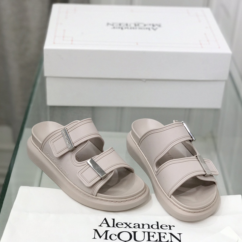 Alexander Mqueen Hybrid-Slipper für Damen in Teerose - EUR FASHION