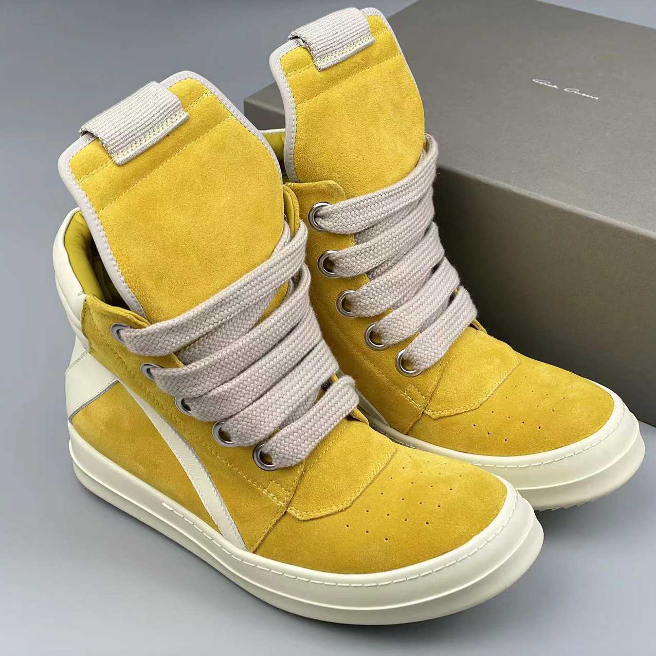 Rick Owens Geobasket High-Top-Ledersneaker - EUR FASHION