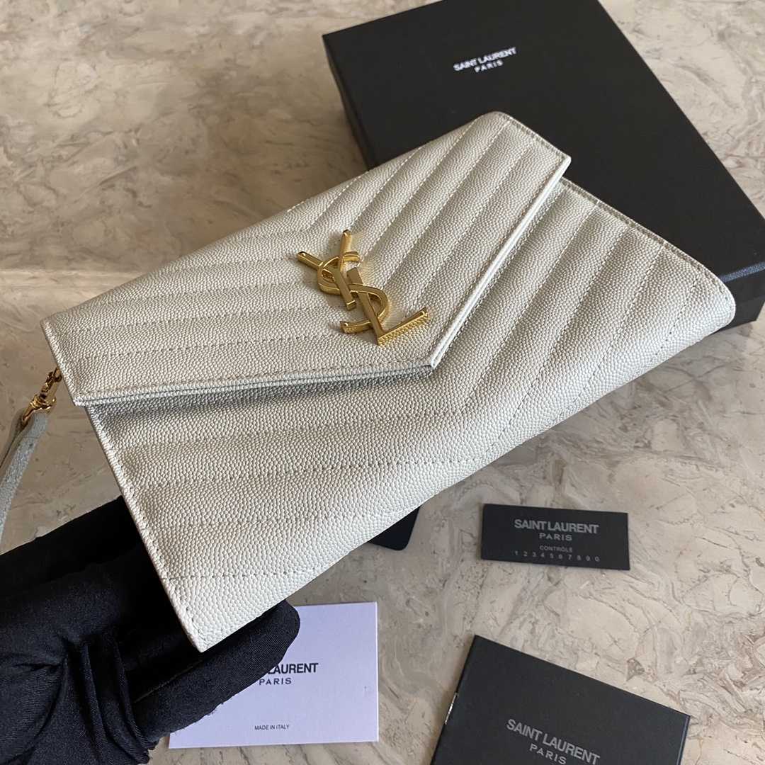 Saint Laurent Monogramme gesteppte strukturierte Ledertasche (21-16-3CM) - EUR FASHION