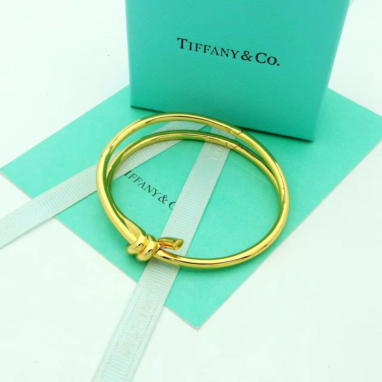 Tiffany&CO Tiffany Knot zweireihiger Armreif mit Scharnier - EUR FASHION