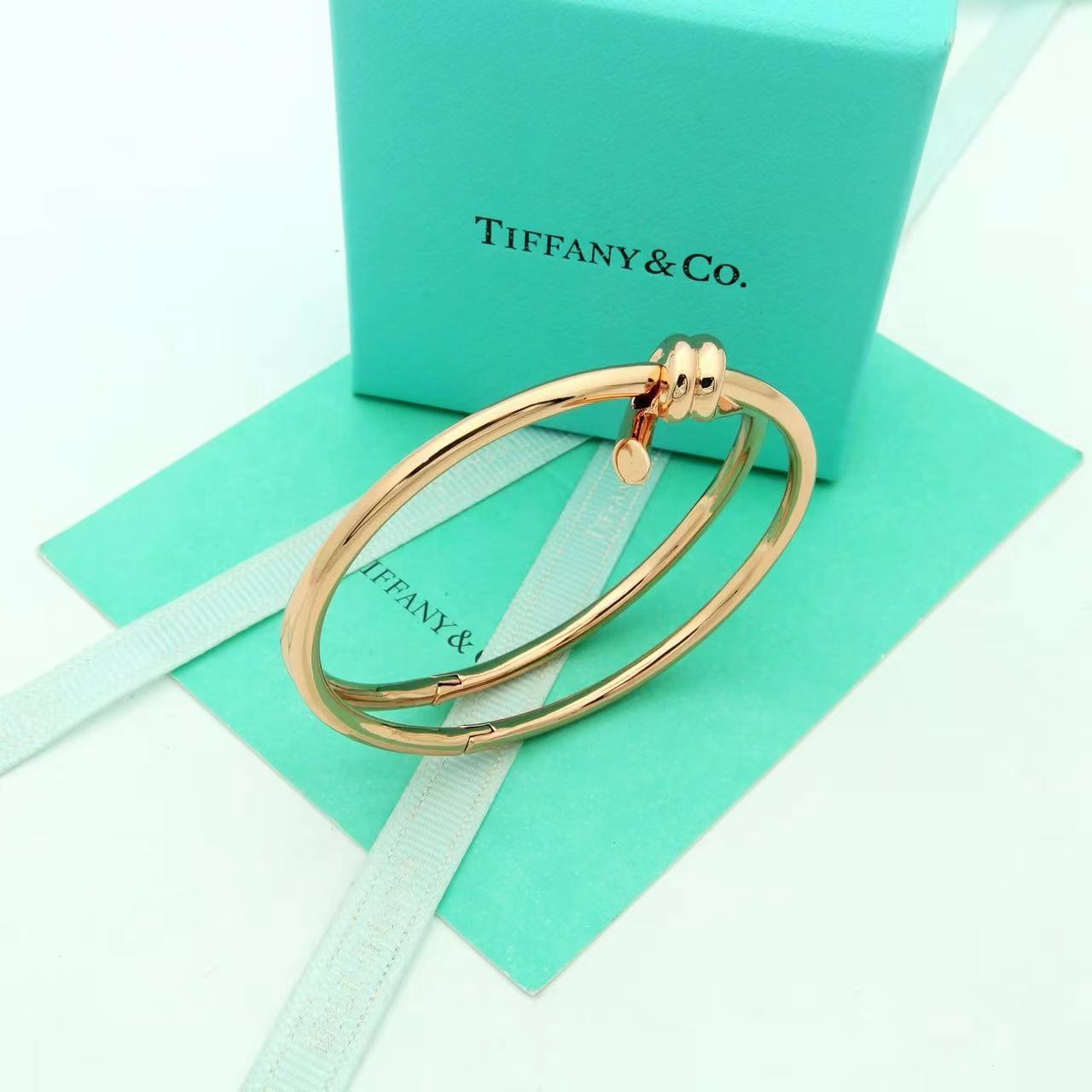 Tiffany&CO Tiffany Knot zweireihiger Armreif mit Scharnier - EUR FASHION