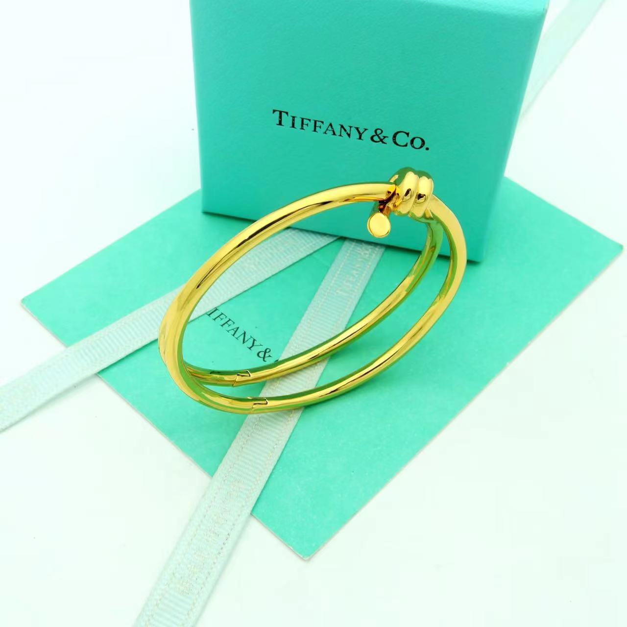 Tiffany&CO Tiffany Knot zweireihiger Armreif mit Scharnier - EUR FASHION