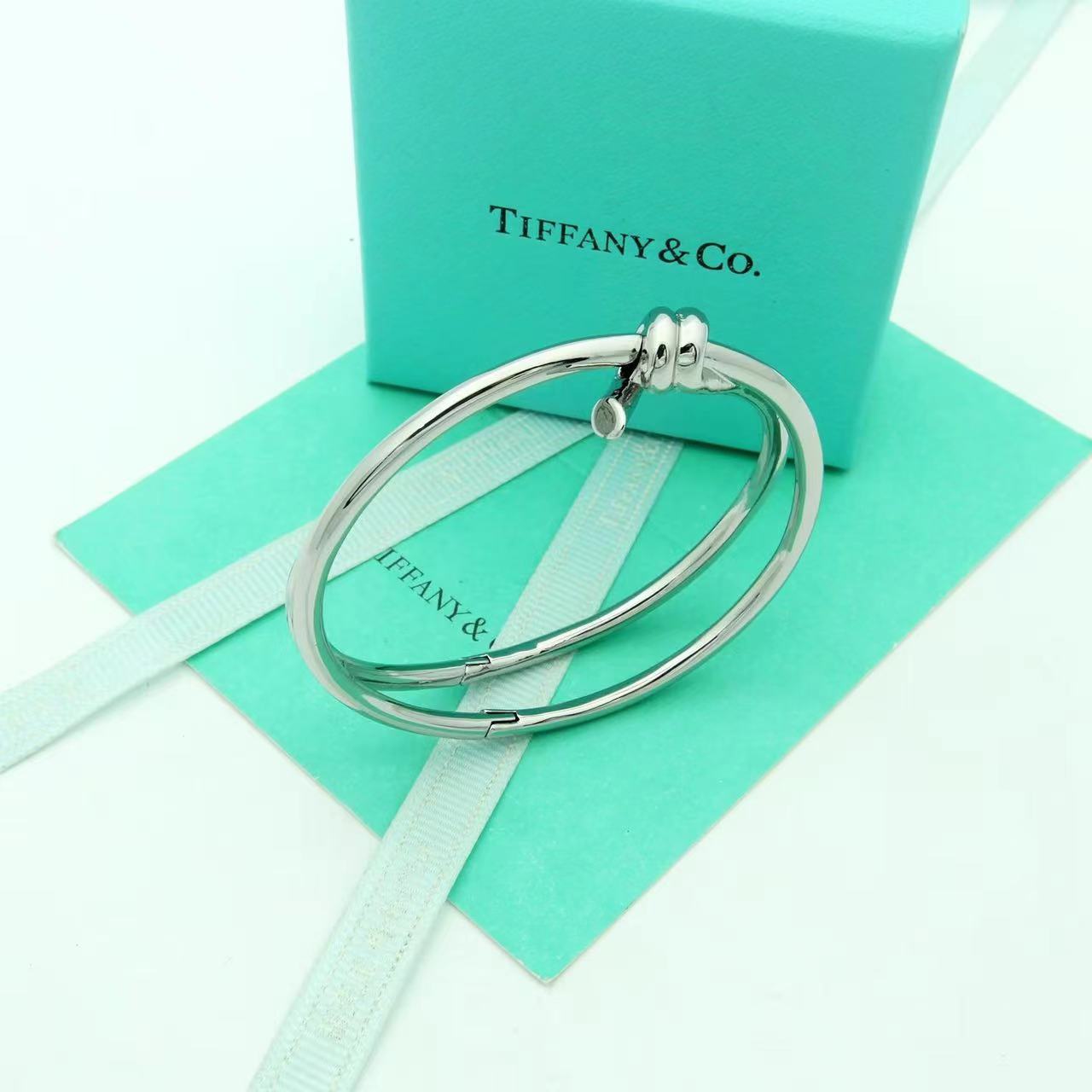 Tiffany&CO Tiffany Knot zweireihiger Armreif mit Scharnier - EUR FASHION