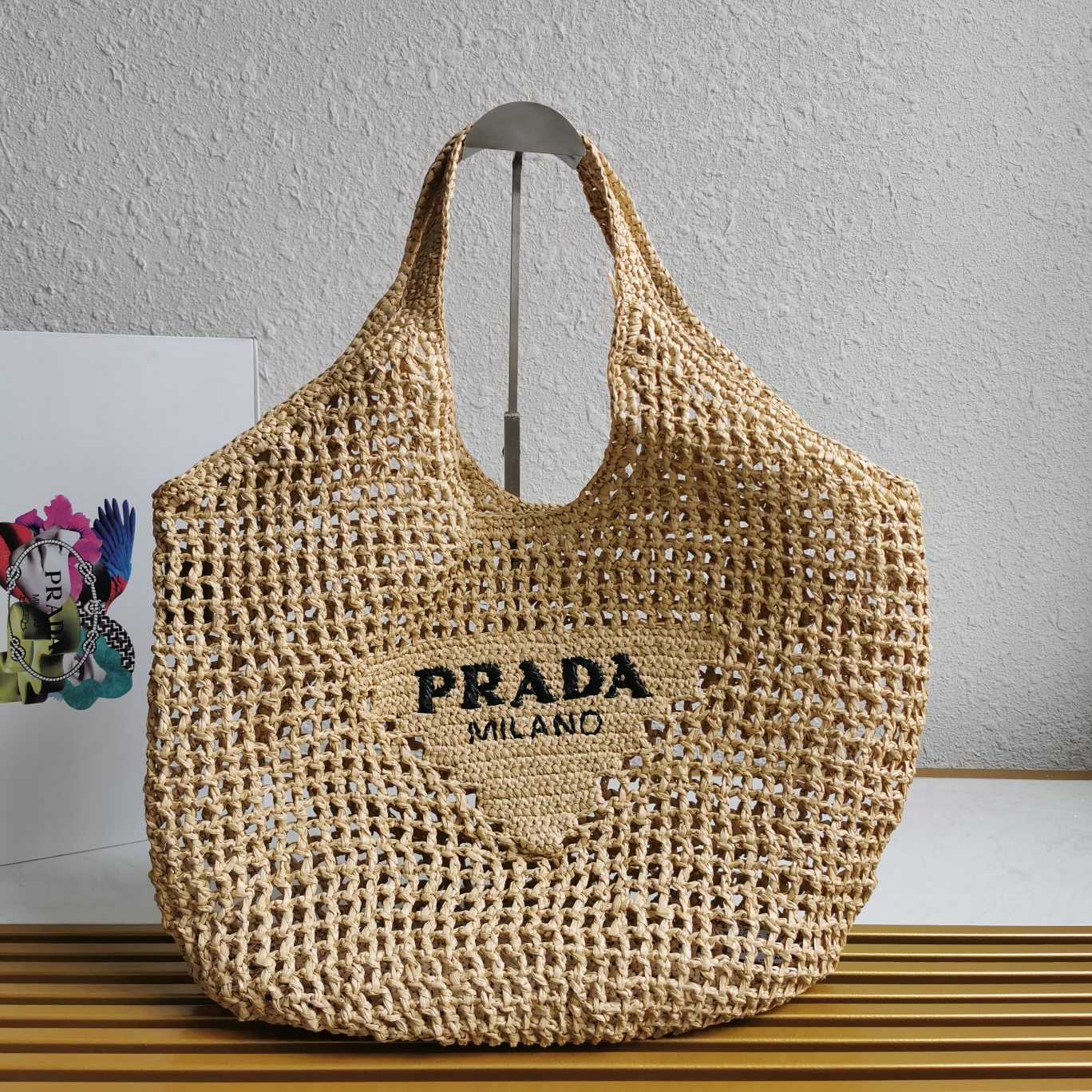 Prada Häkel-Einkaufstasche - EUR FASHION