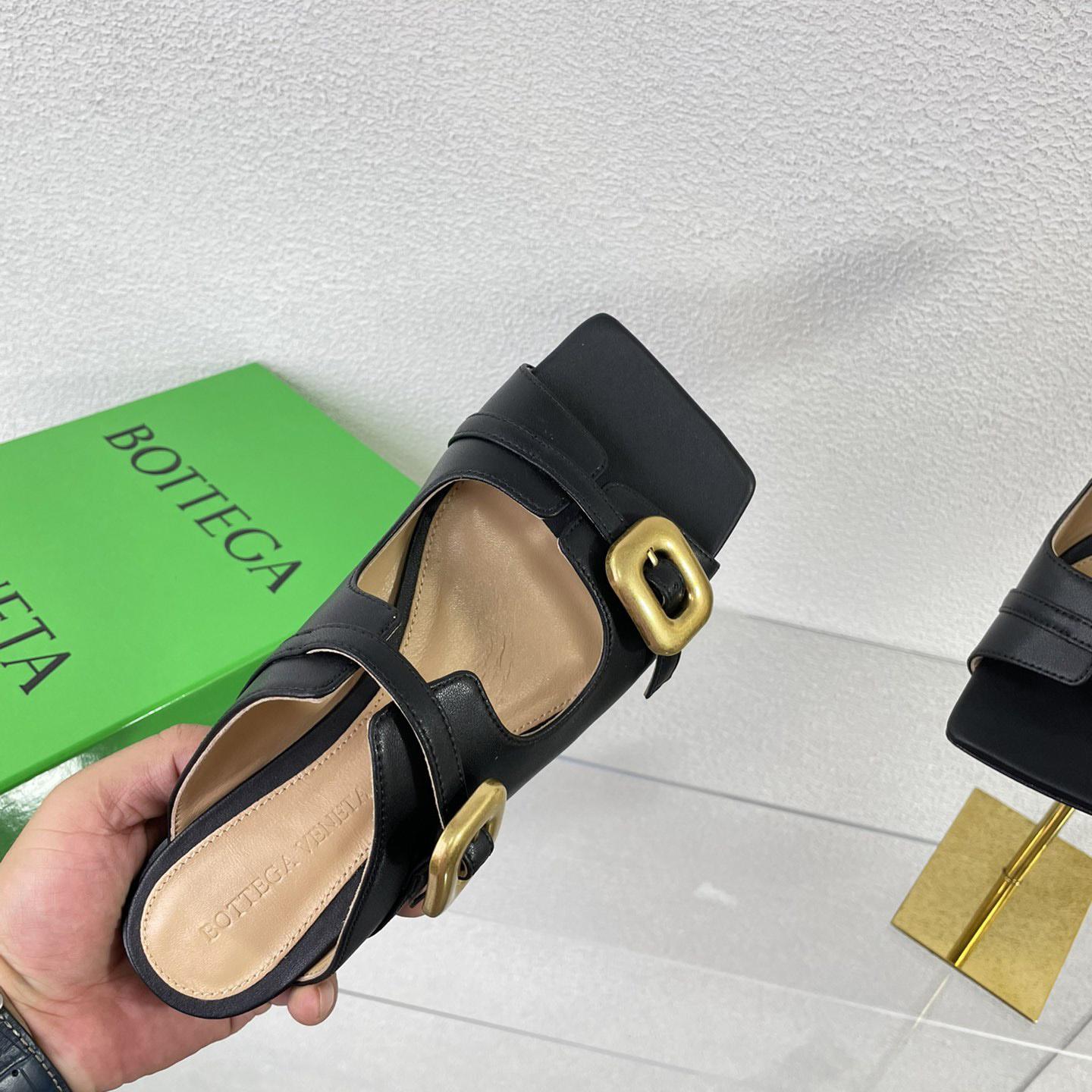 Bottega Veneta Stretch-Schnallen-Mule-Sandale, flach - EUR FASHION