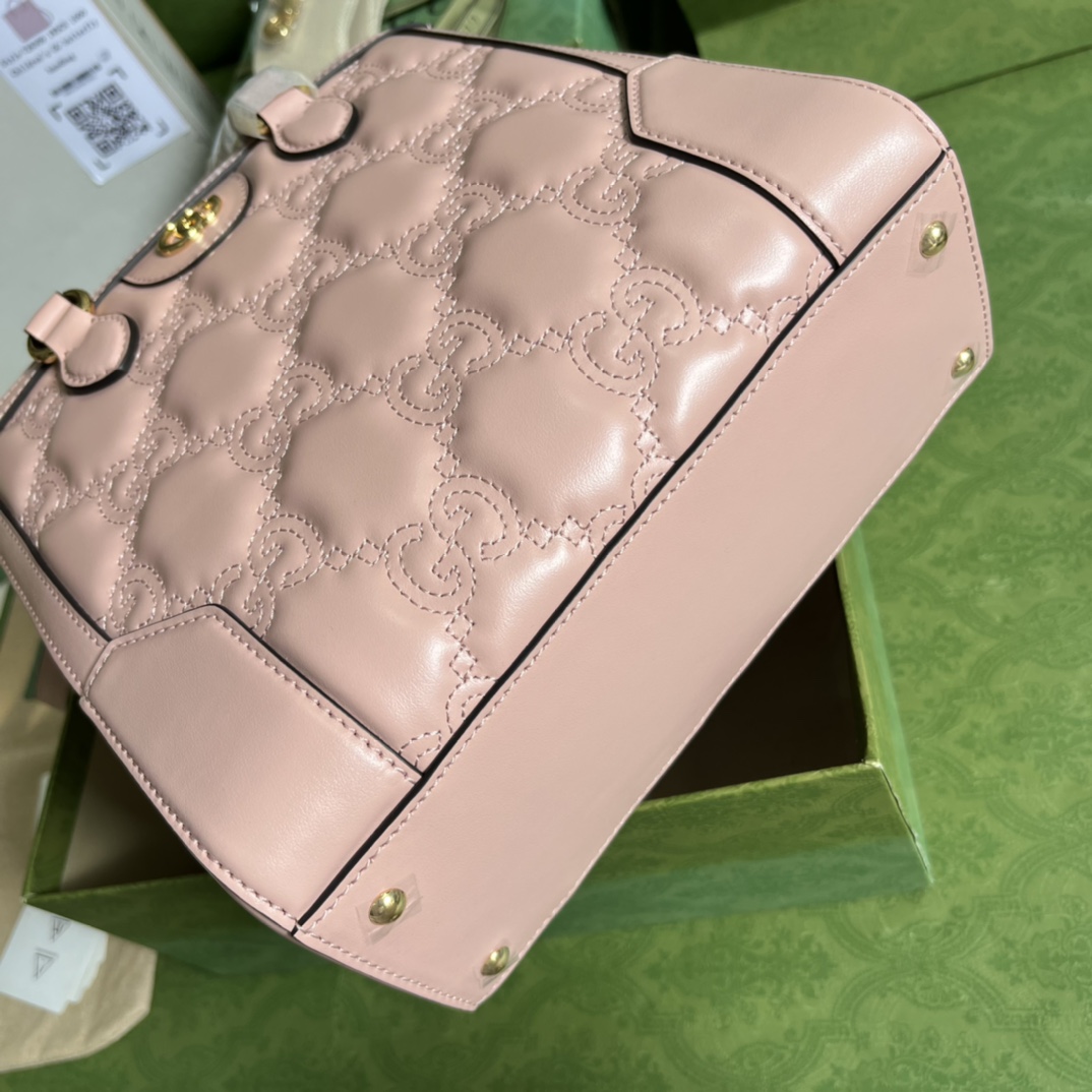 Gucci GG Matelasse MIni Top-Griff-Tasche (23 x 22 x 10 cm) - EUR FASHION