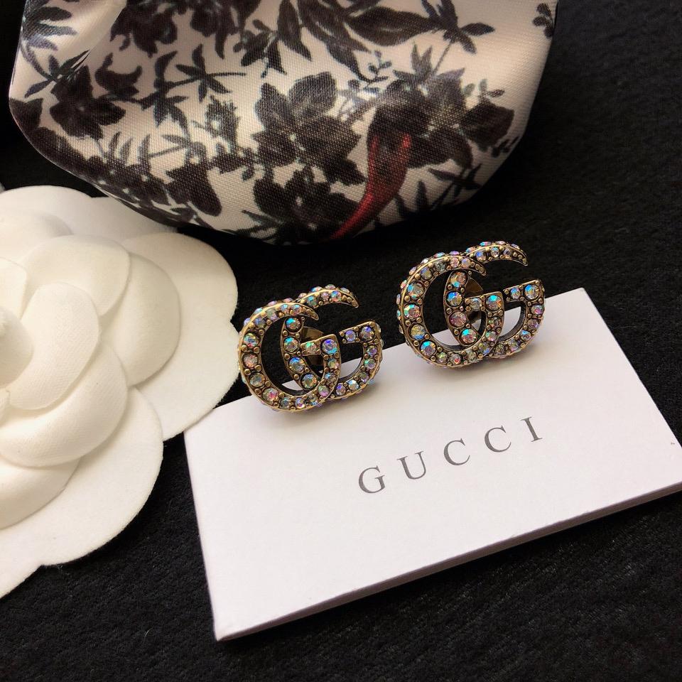 Gucci-Kristall-Doppel-G-Ohrringe - EUR FASHION