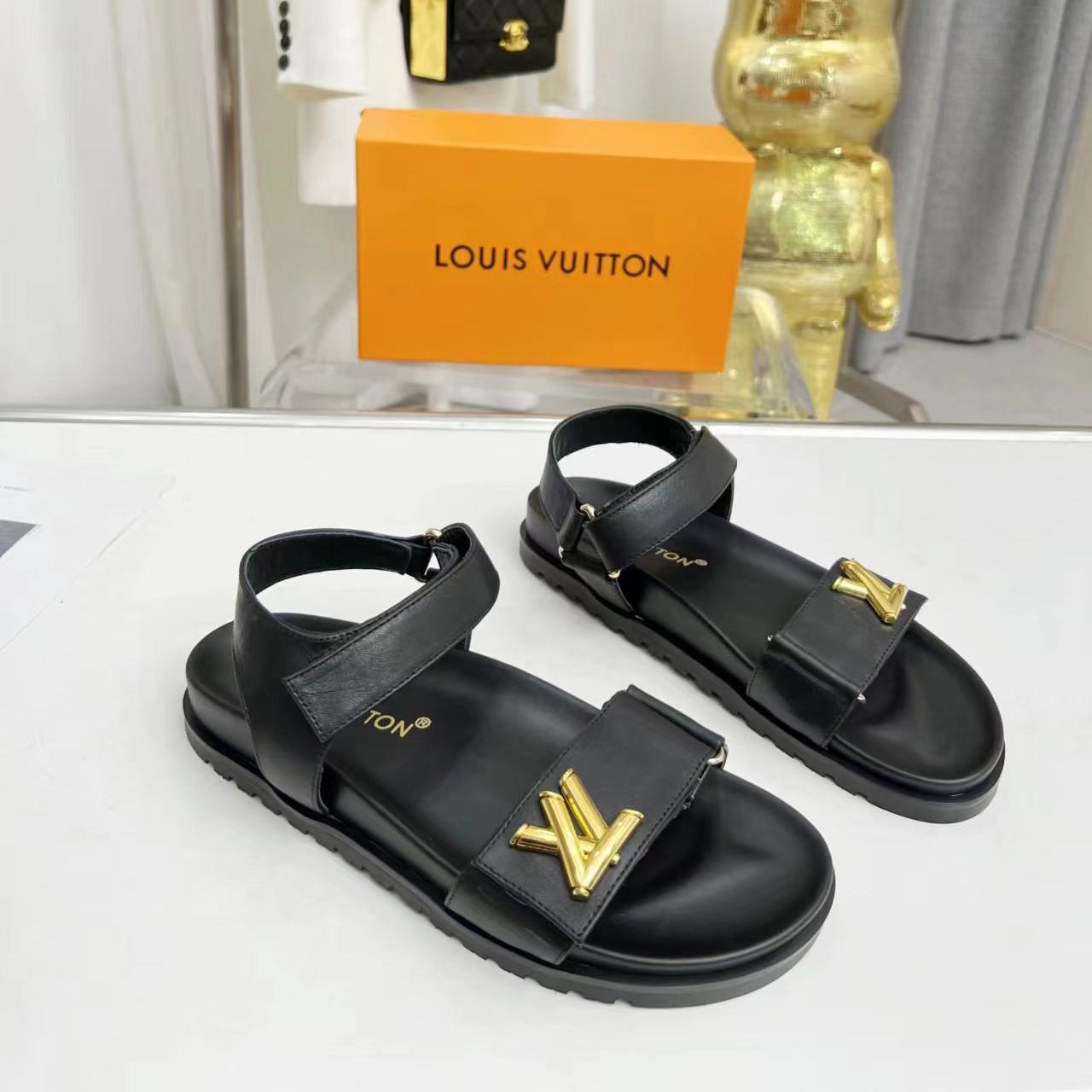 Louis Vuitton LV Sunset Comfort Flache Sandale 1ABW6W - EUR FASHION