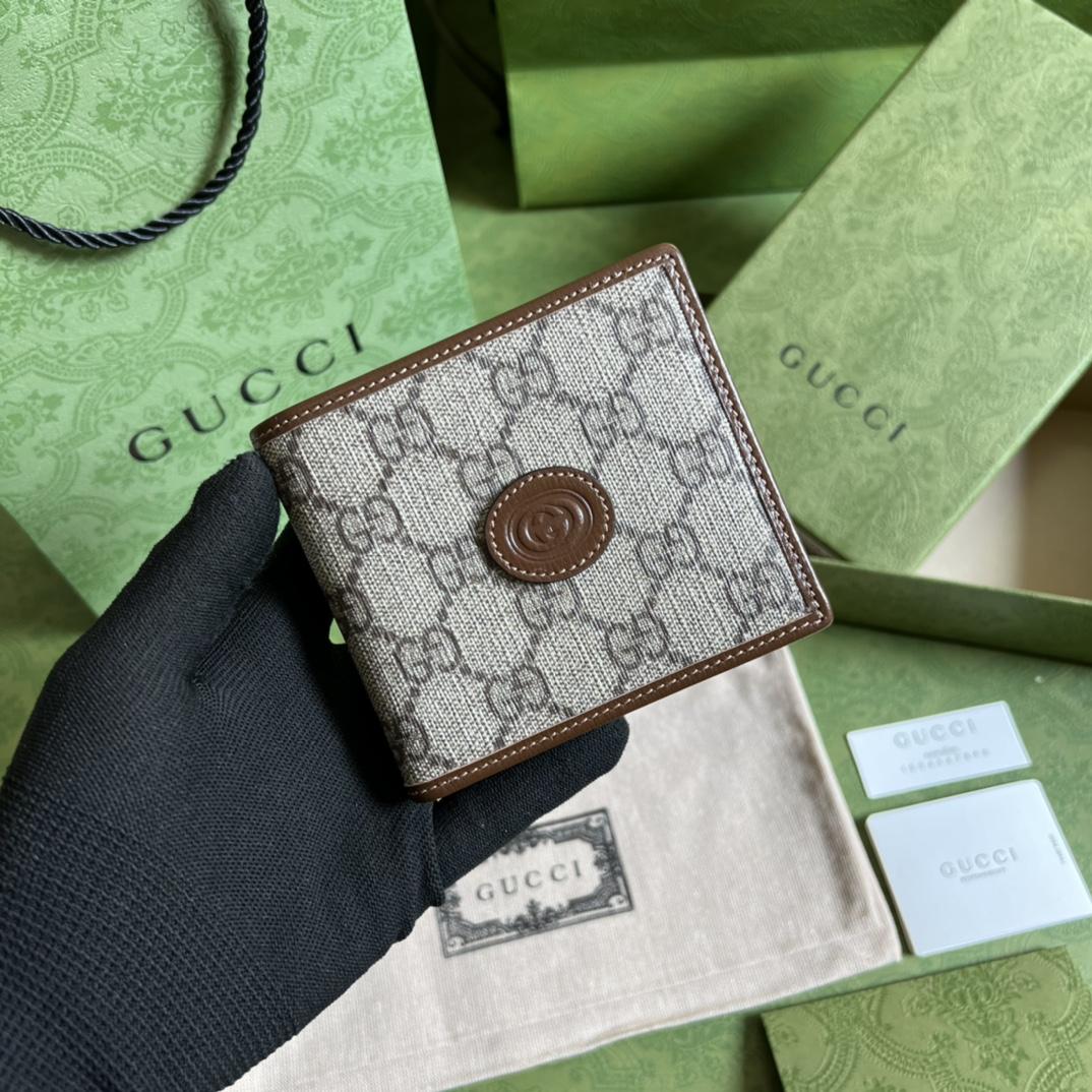 Gucci-Geldbörse mit ineinandergreifendem G - EUR FASHION