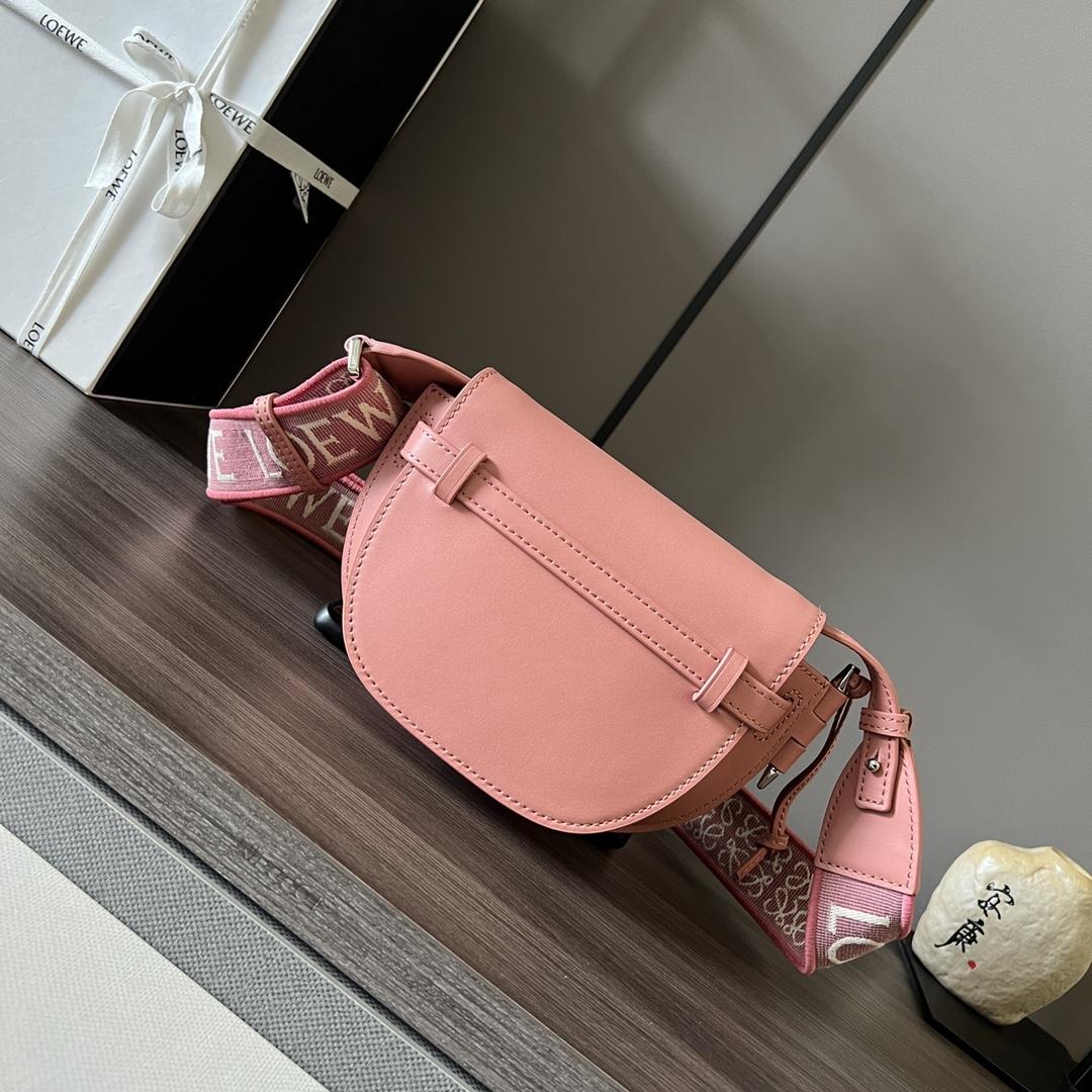 Loewe Mini Gate Dual Bag aus weichem Kalbsleder und Jacquard - EUR FASHION