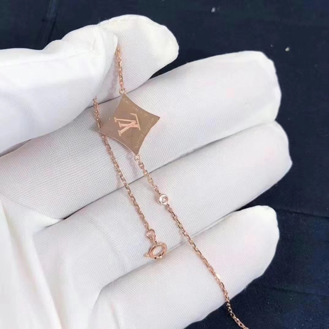 Louis Vuitton Color Blossom Star Armband, Roségold und weißes Perlmutt Q95466 - EUR FASHION