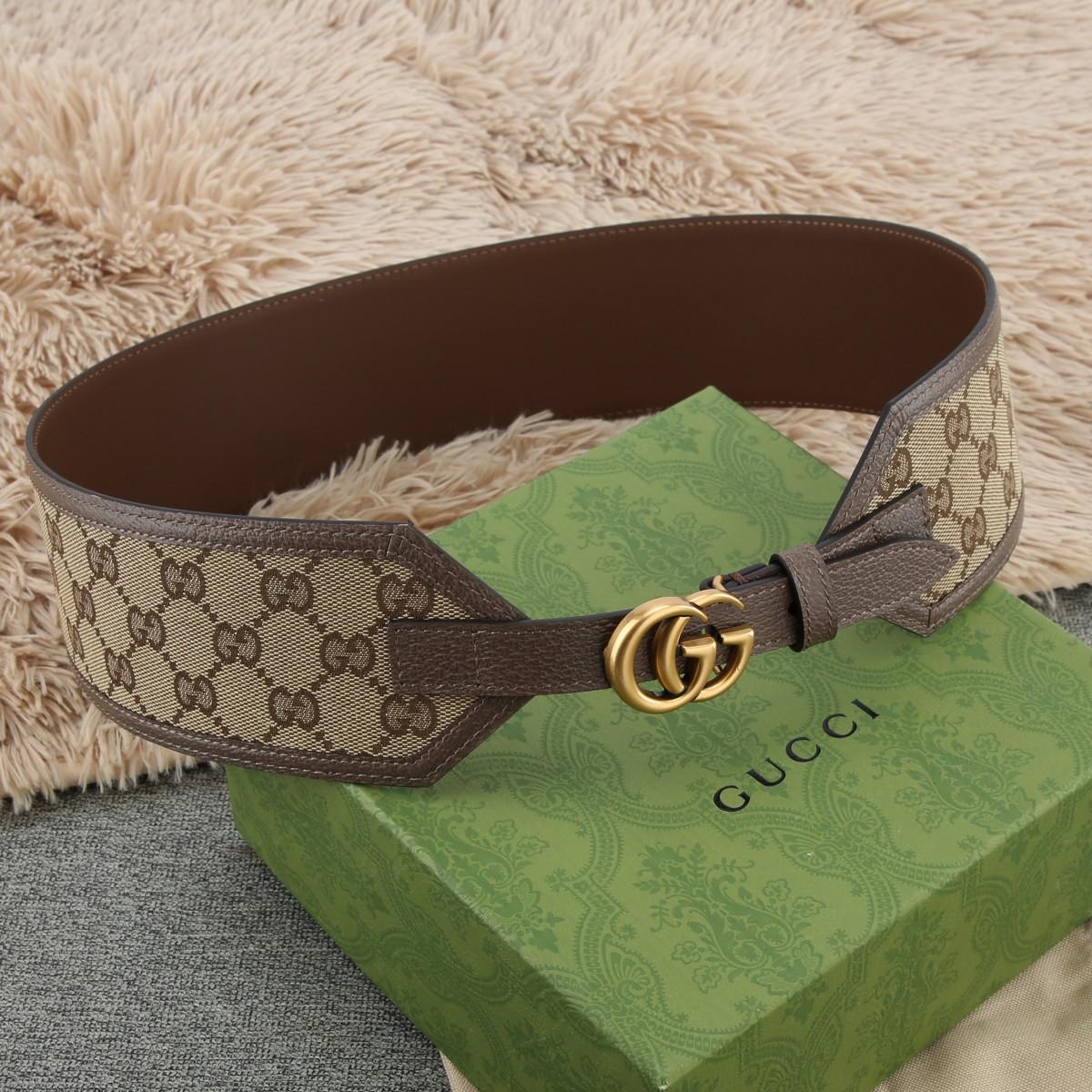 Gucci GG Marmont breiter Gürtel - EUR FASHION