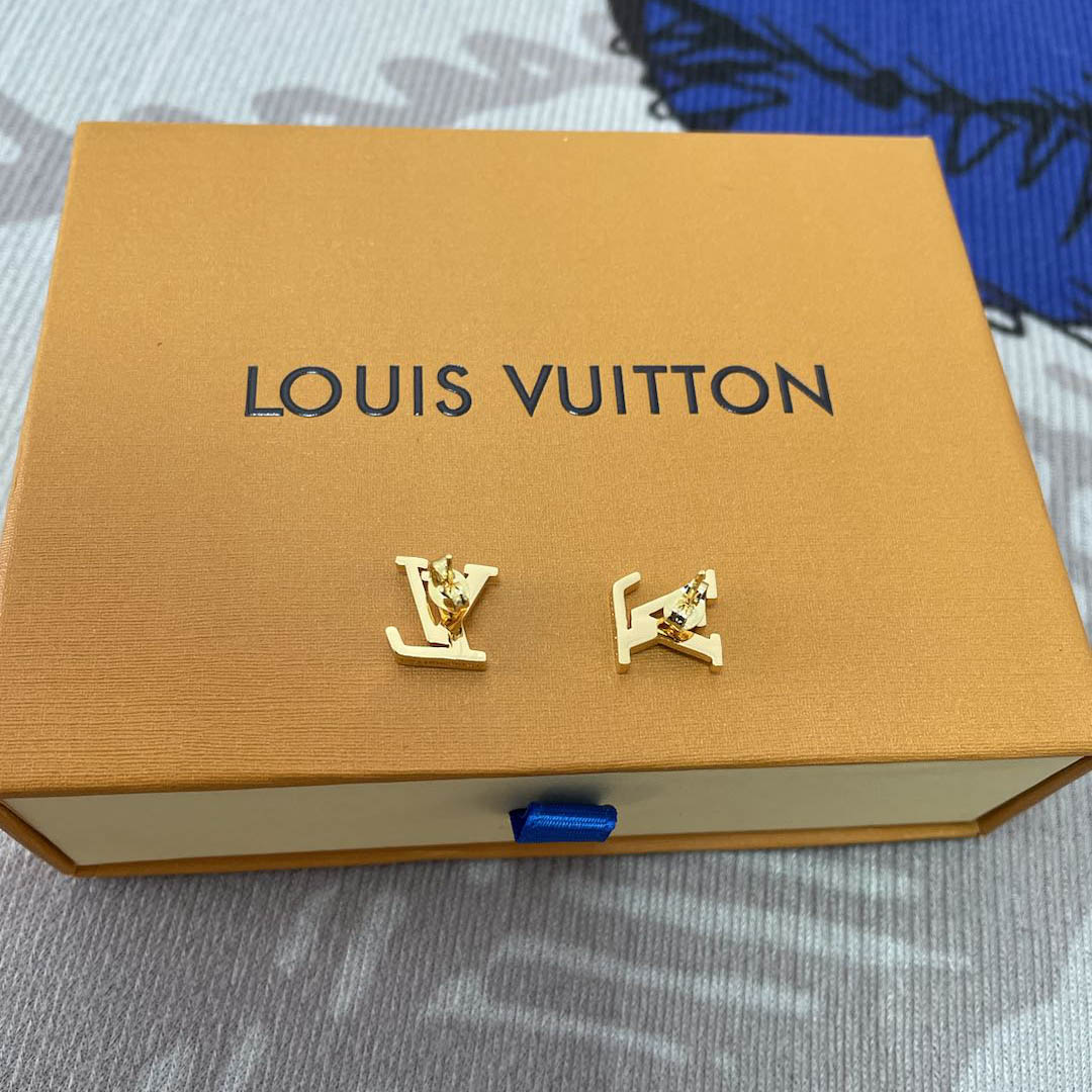 Ikonische Emaille-Ohrringe von Louis Vuitton LV - EUR FASHION