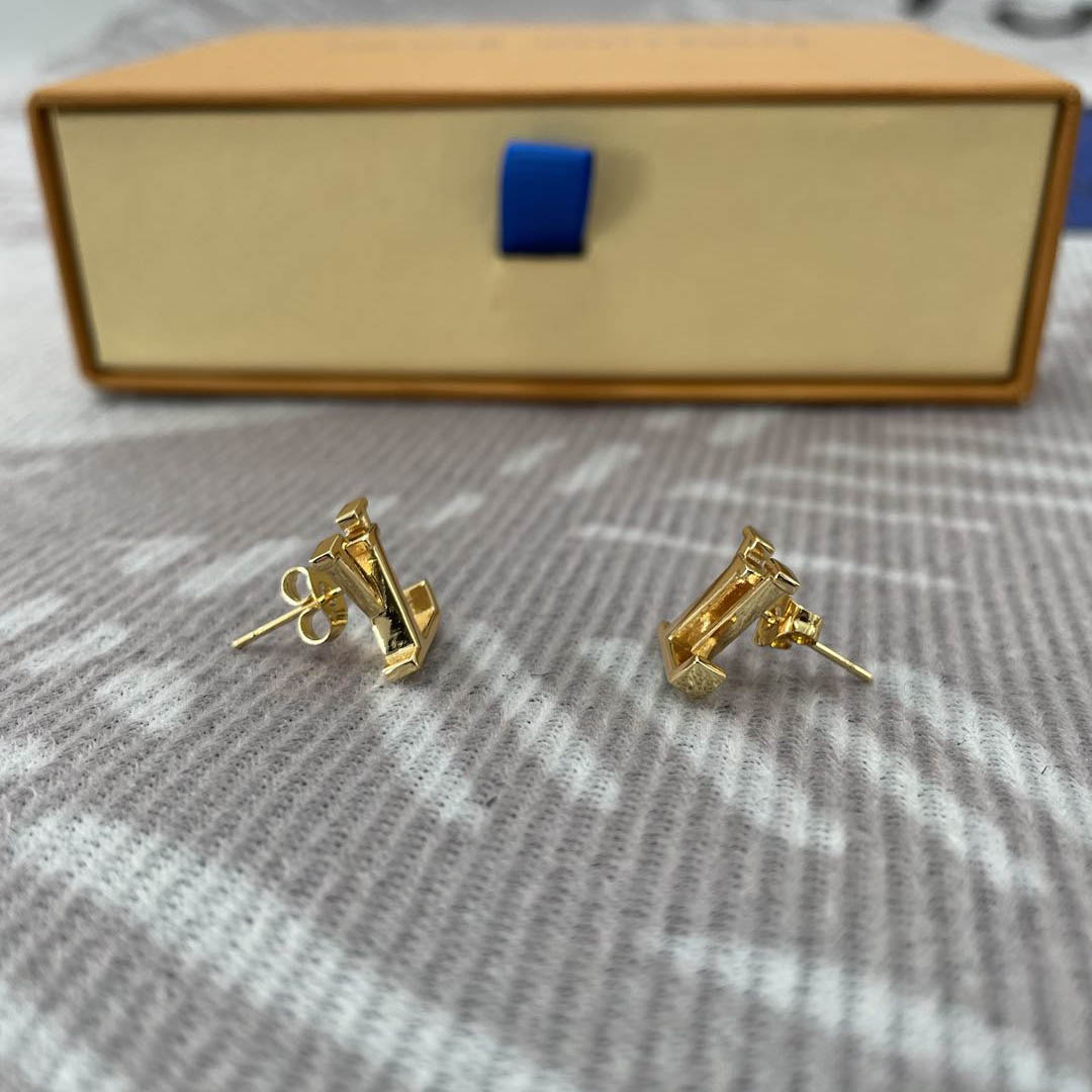 Ikonische Emaille-Ohrringe von Louis Vuitton LV - EUR FASHION