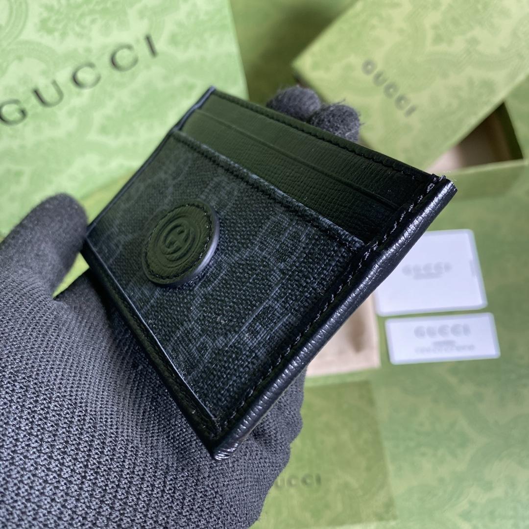 Gucci-Kartenetui mit ineinandergreifendem G (10 x 7 cm) - EUR FASHION