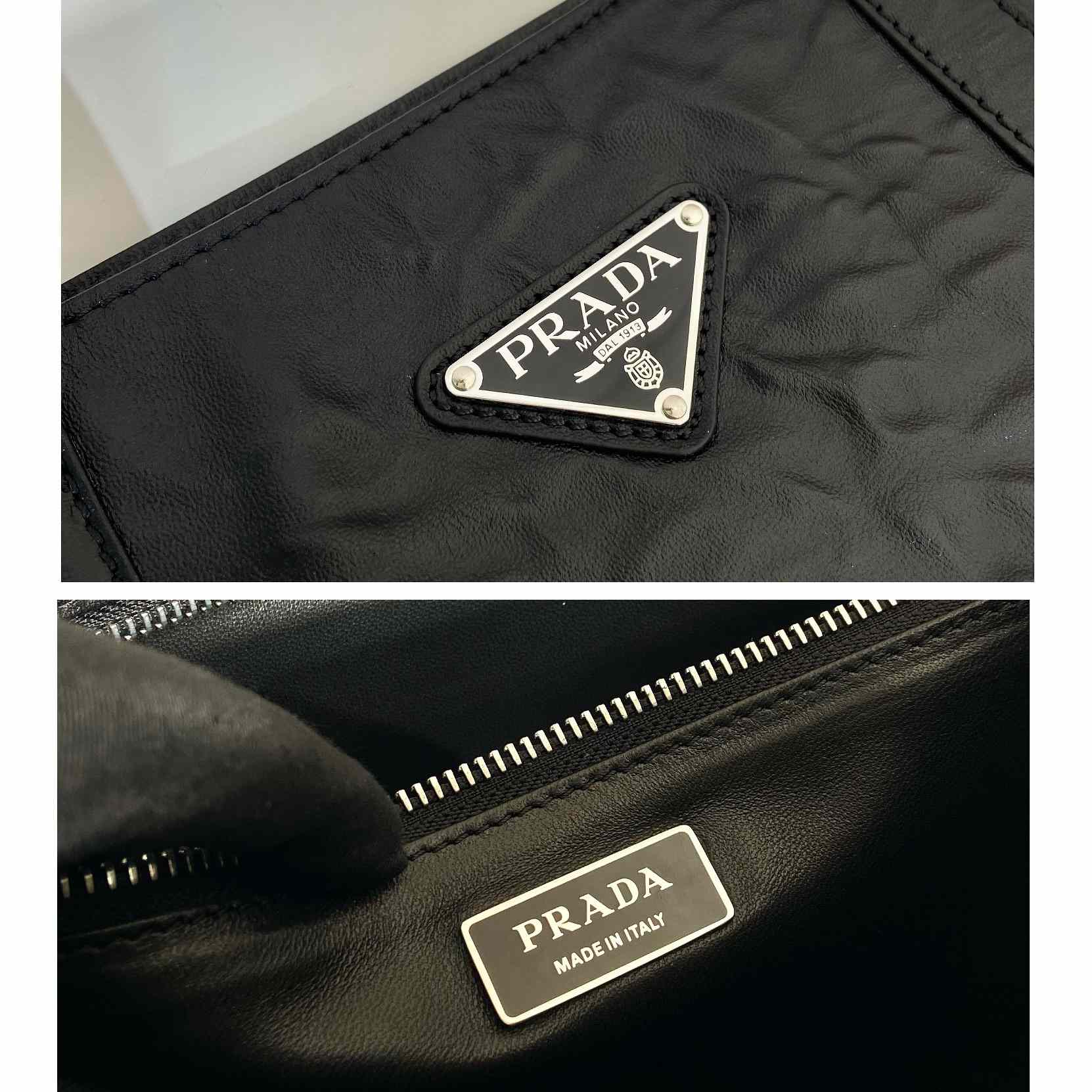 Große Prada-Tasche aus antikem Nappaleder - EUR FASHION