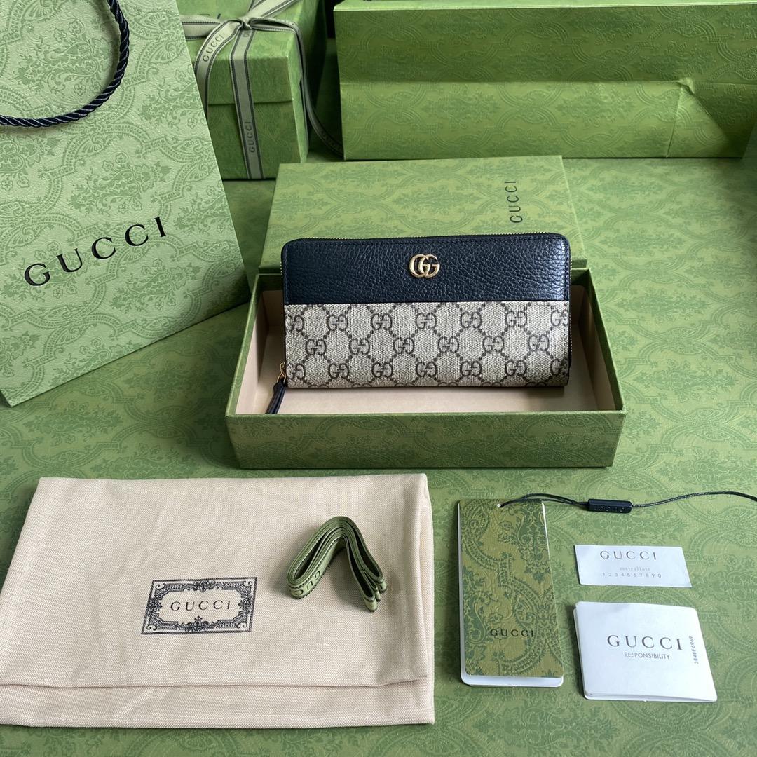 Gucci GG Marmont Reißverschluss-Geldbörse (19–10–3,5 cm) - EUR FASHION