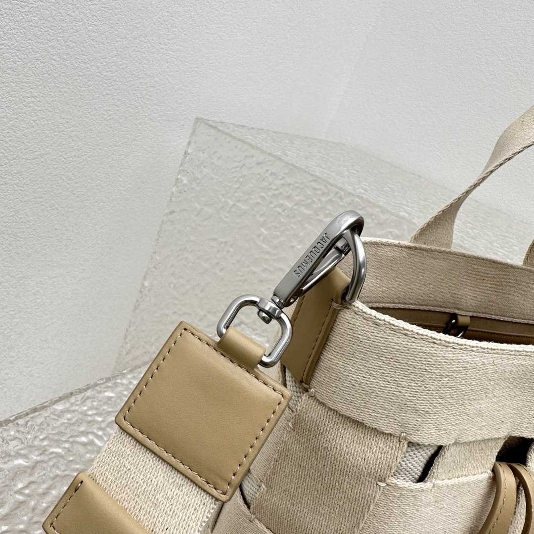 Jacquemus Le Cabas Gros Grain Grosgrain-Einkaufstasche - EUR FASHION