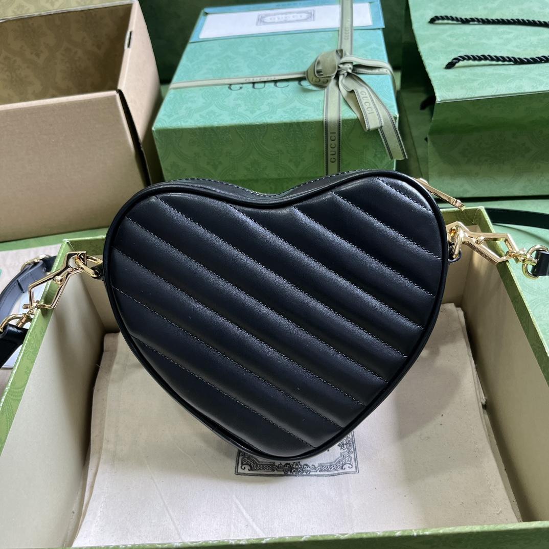 Gucci Interlocking G Mini Heart Umhängetasche - EUR FASHION