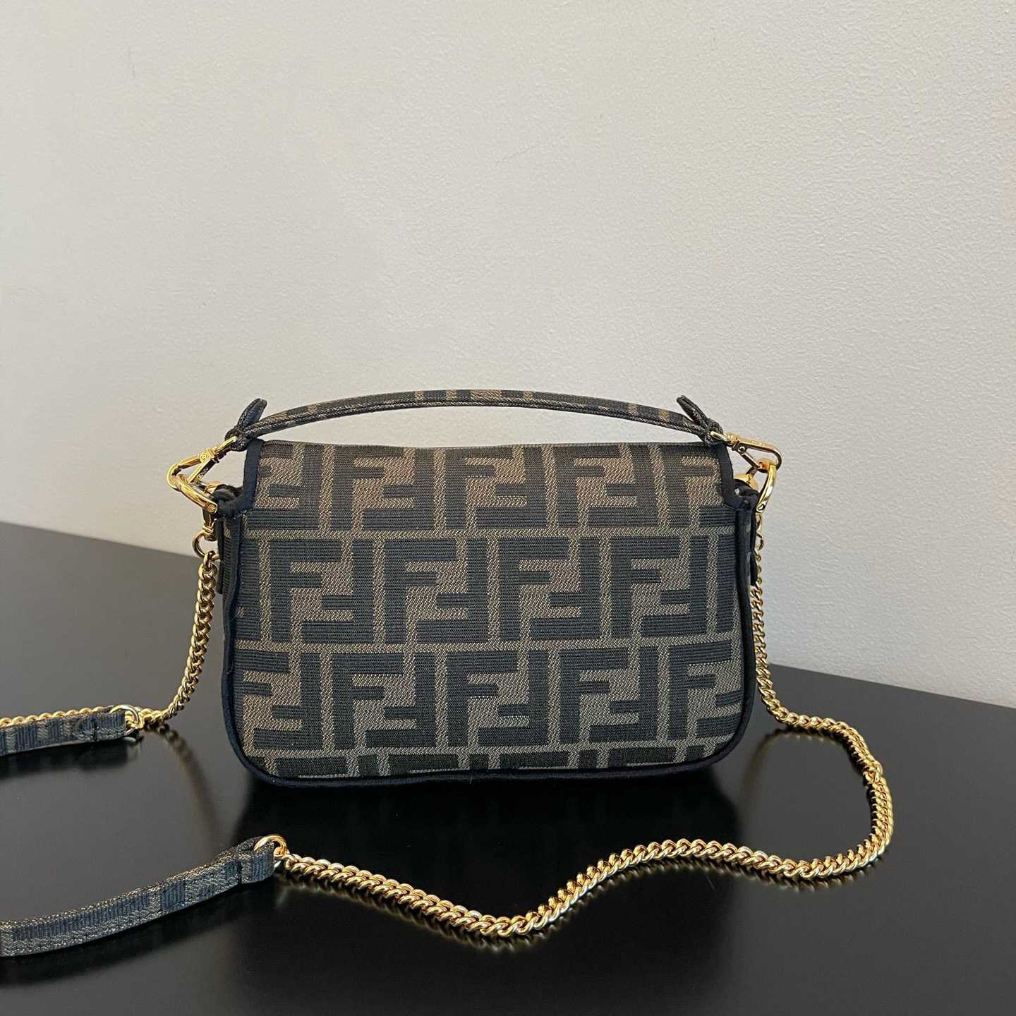 Fendi Baguette Mini-Jacquard-FF-Stofftasche - EUR FASHION