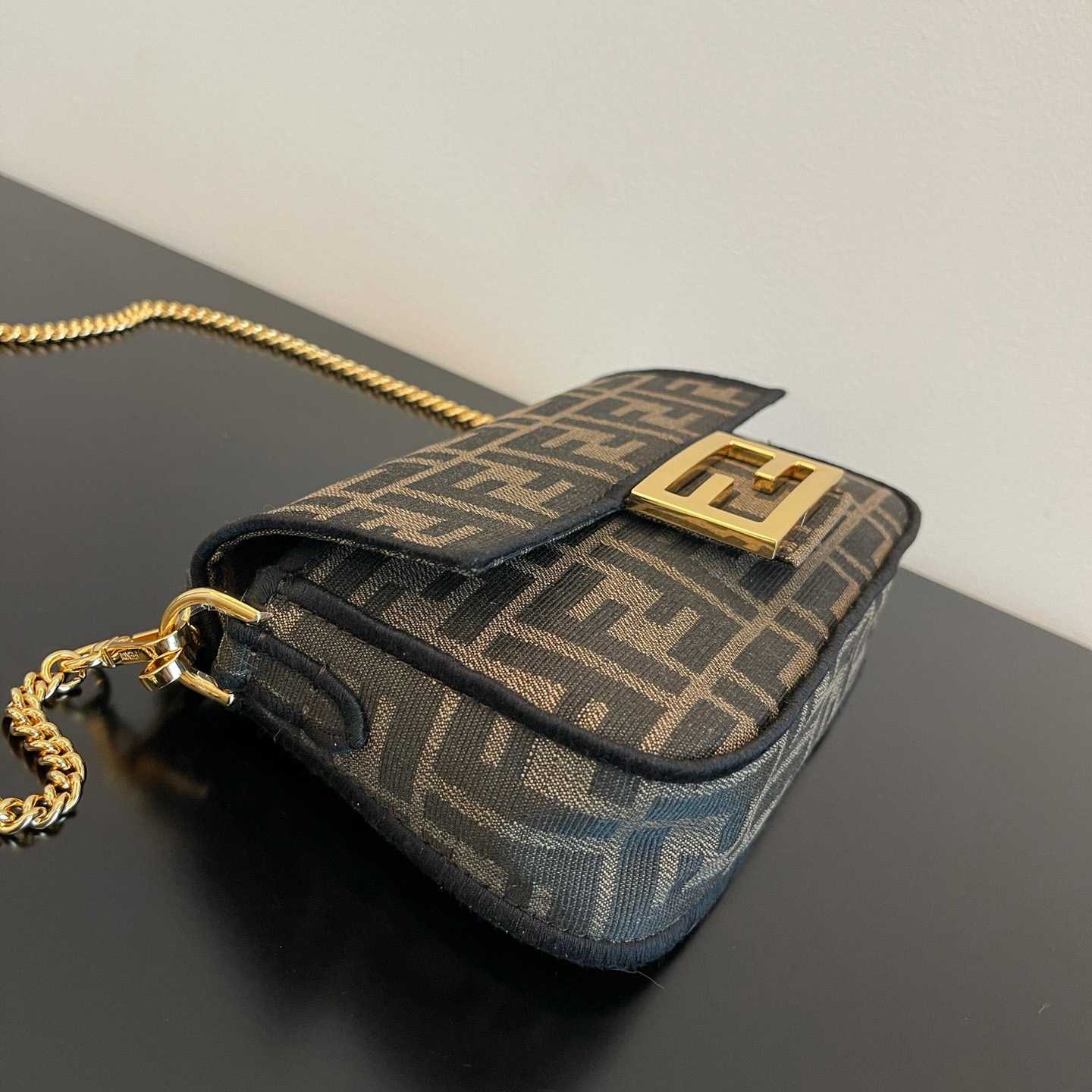 Fendi Baguette Mini-Jacquard-FF-Stofftasche - EUR FASHION
