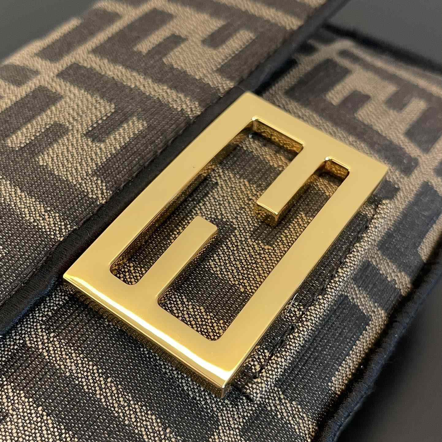 Fendi Baguette Mini-Jacquard-FF-Stofftasche - EUR FASHION