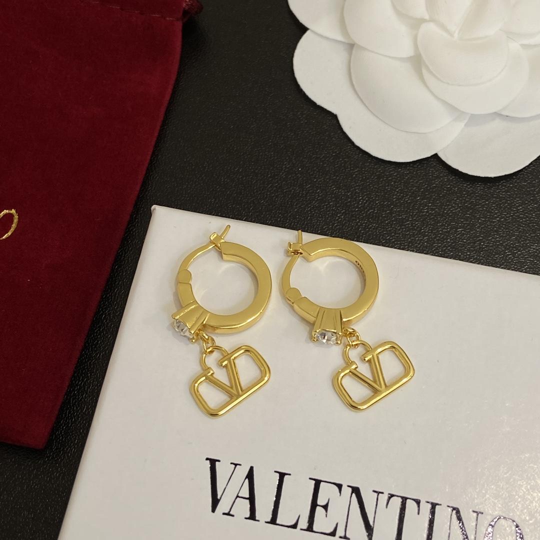 Valenti Garavani VLogo Signature Kristallohrringe - EUR FASHION