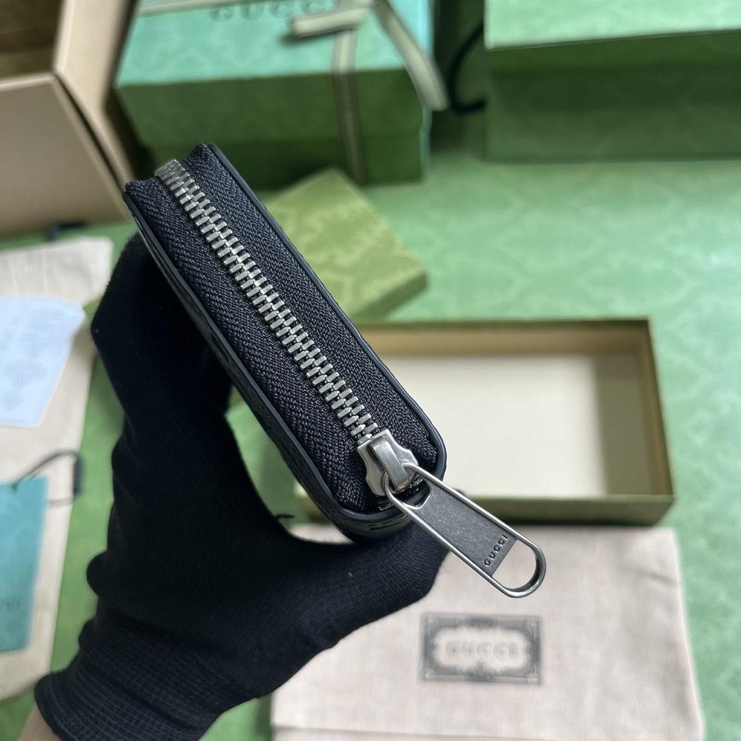 Gucci Jumbo GG Geldbörse mit umlaufendem Reißverschluss (19–10,5–2,5 cm) - EUR FASHION