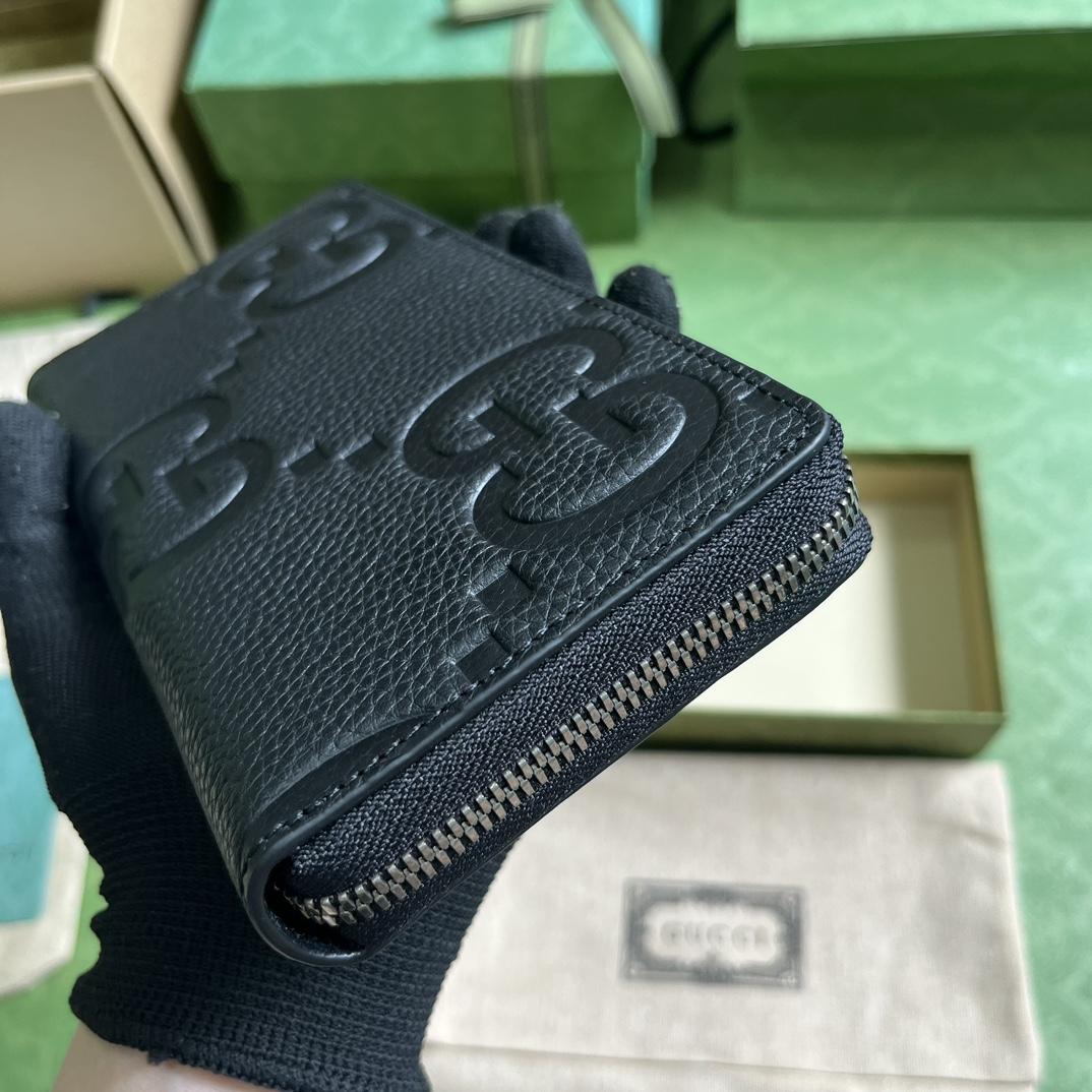 Gucci Jumbo GG Geldbörse mit umlaufendem Reißverschluss (19–10,5–2,5 cm) - EUR FASHION