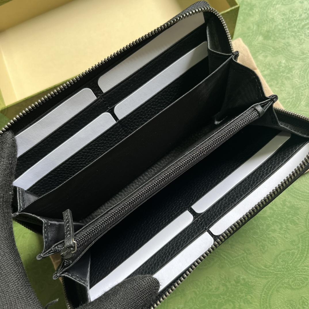 Gucci Jumbo GG Geldbörse mit umlaufendem Reißverschluss (19–10,5–2,5 cm) - EUR FASHION
