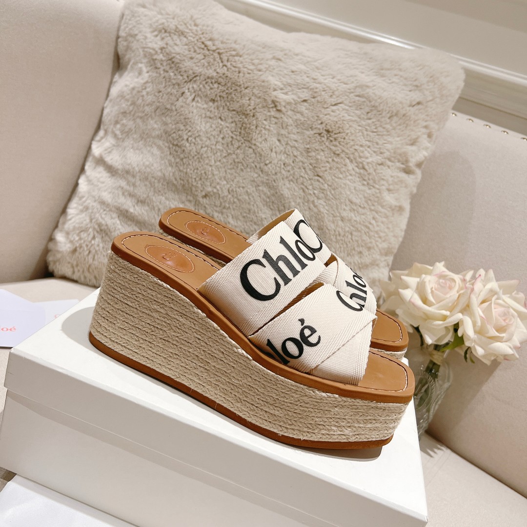 Chloe Woody Wedge-Espadrille - EUR FASHION