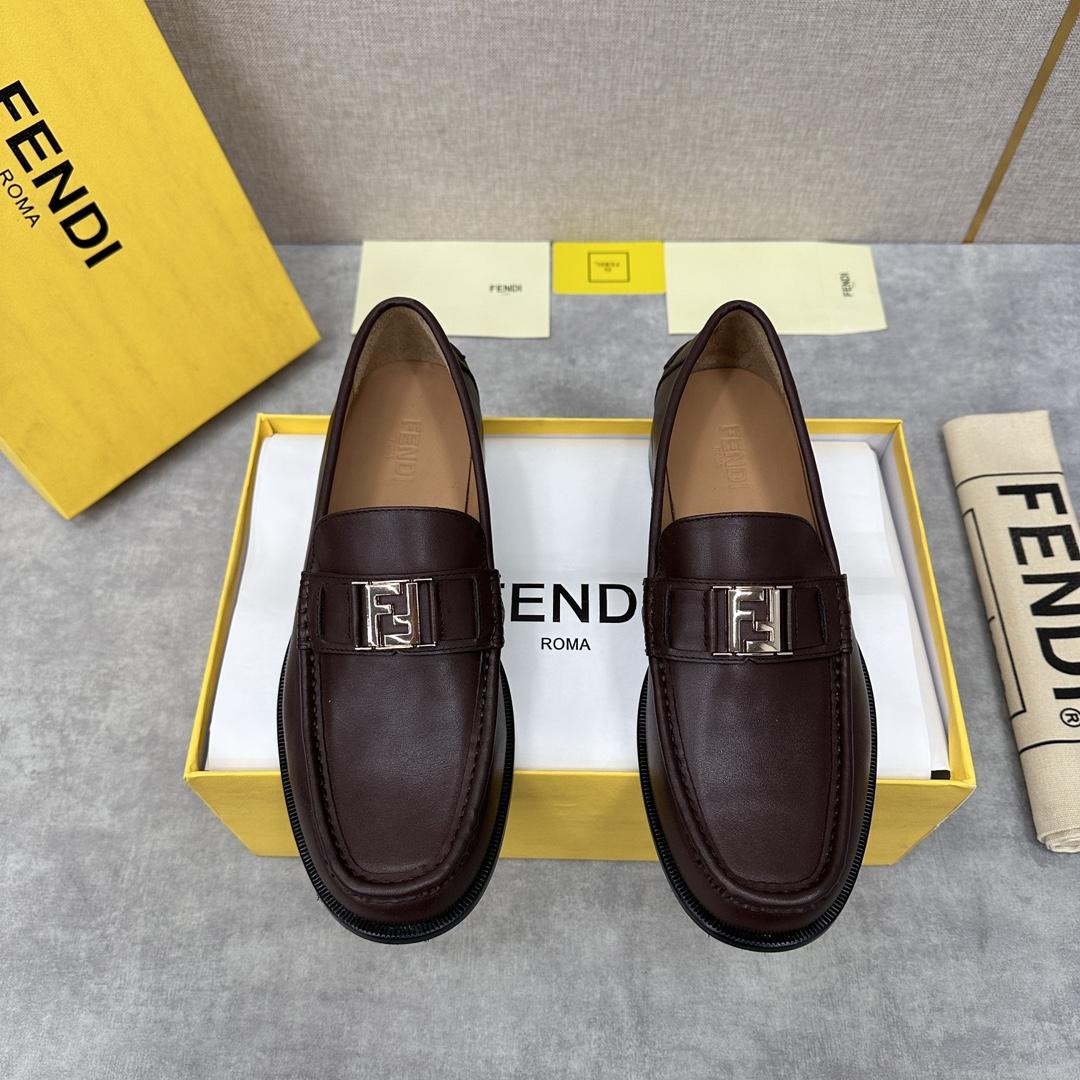 Fendi Herren-Loafer in Braun - EUR FASHION