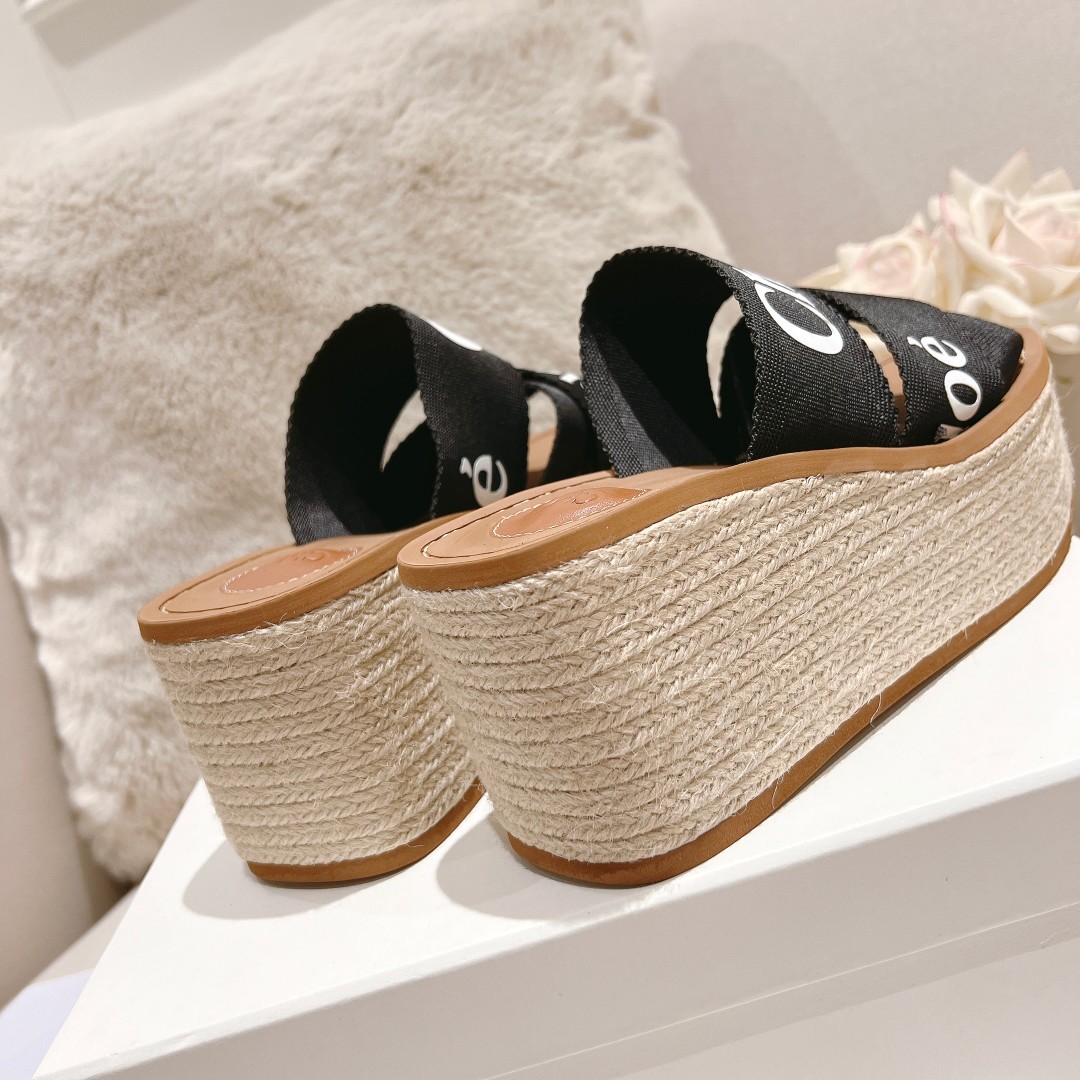 Chloe Woody Wedge-Espadrille - EUR FASHION